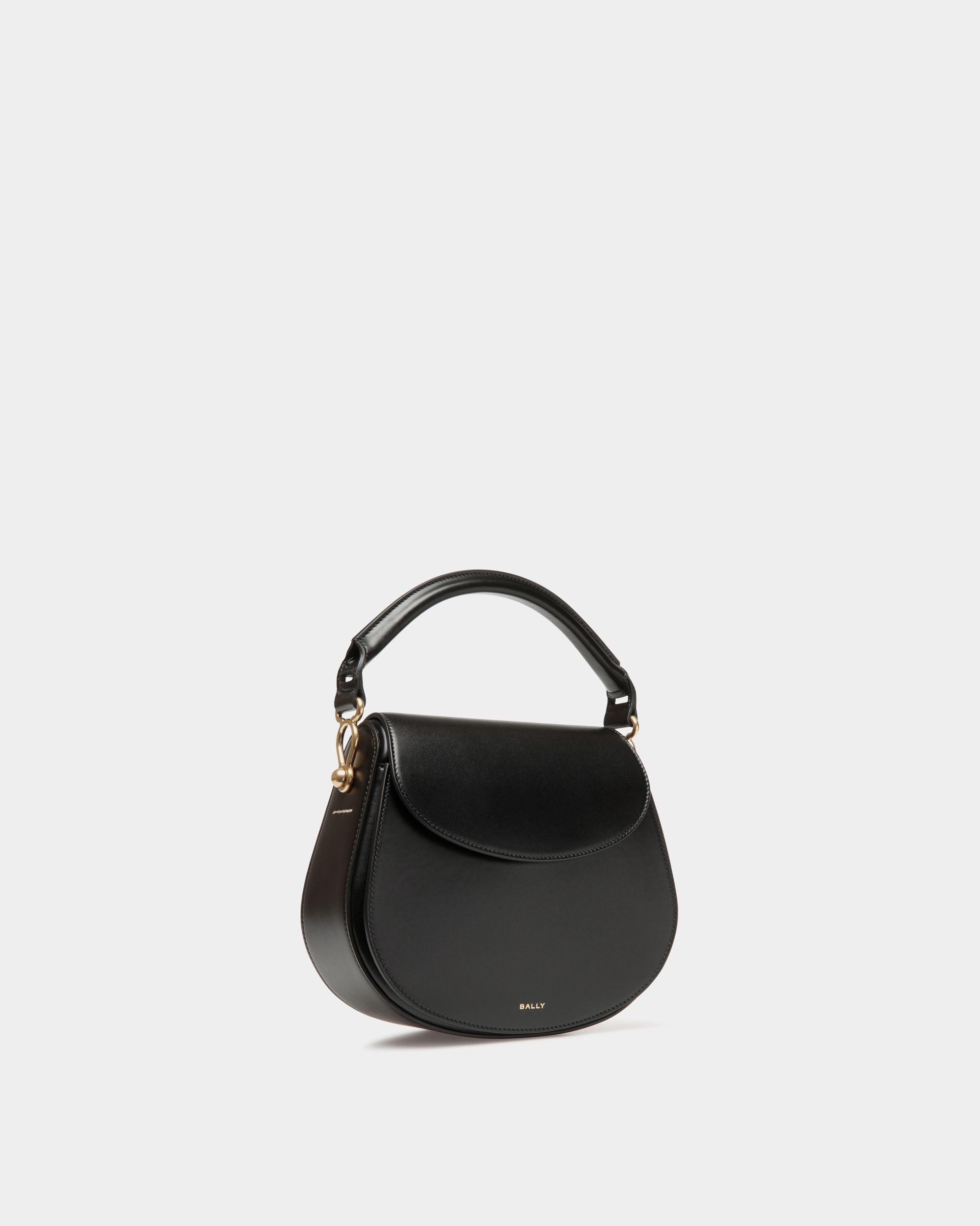 Bally Global - Lune Crossbody Bag In Black Leather - Black