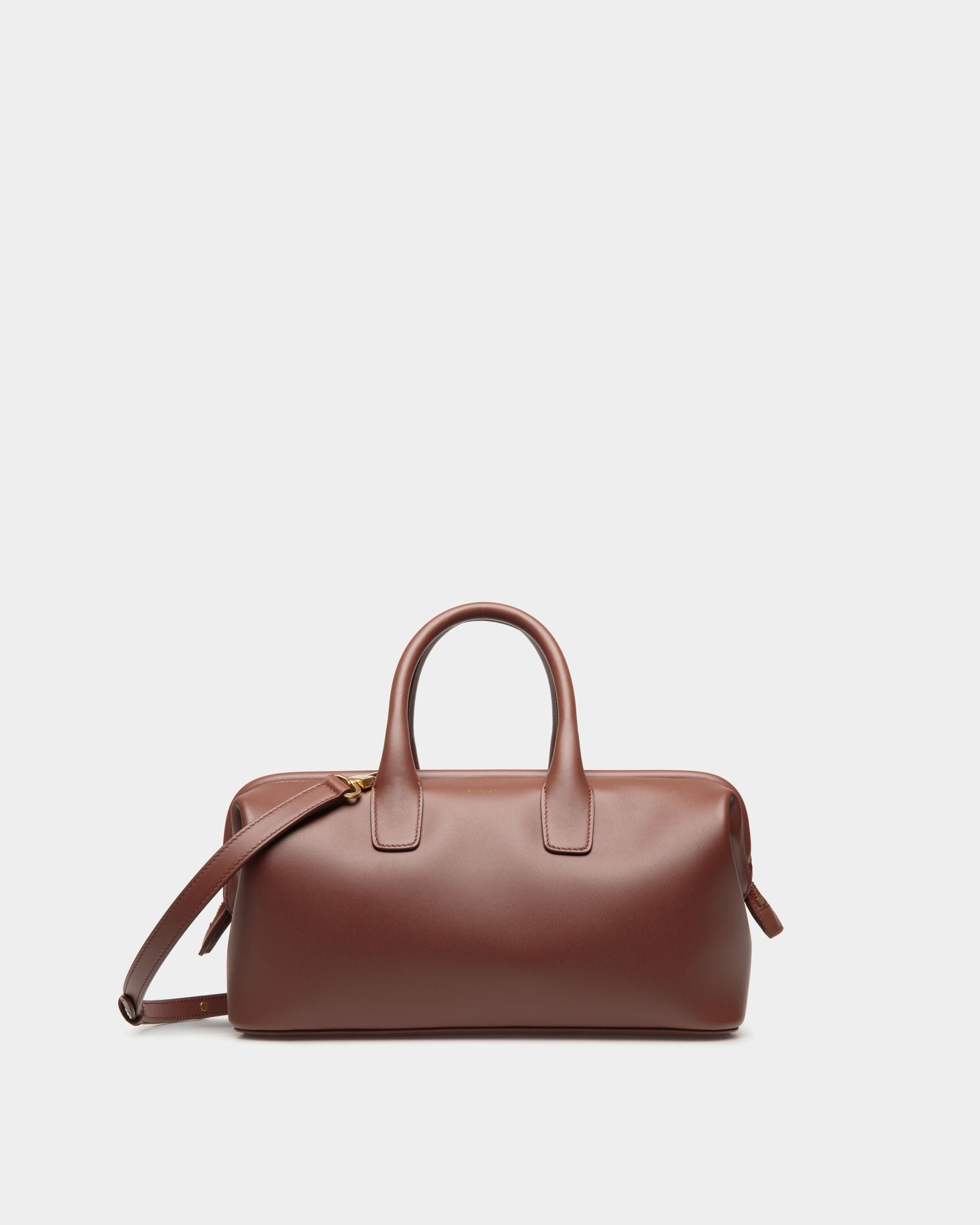 Bally Global - Belle Small Top Handle Bag In Brown Leather - Brown
