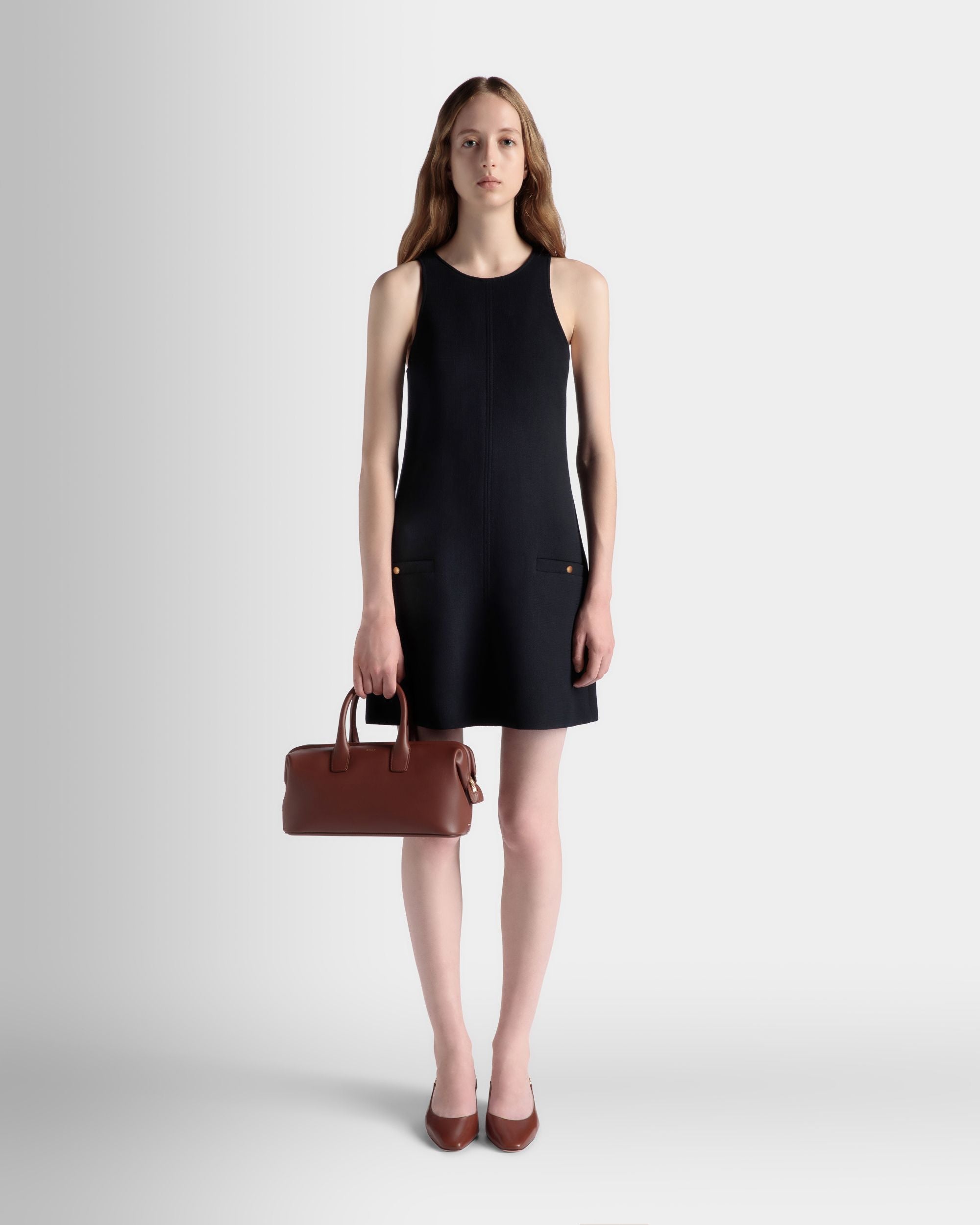Bally Global - Belle Small Top Handle Bag In Brown Leather - Brown