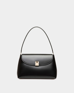 Bolso De Hombro Ollam De Piel Negra
