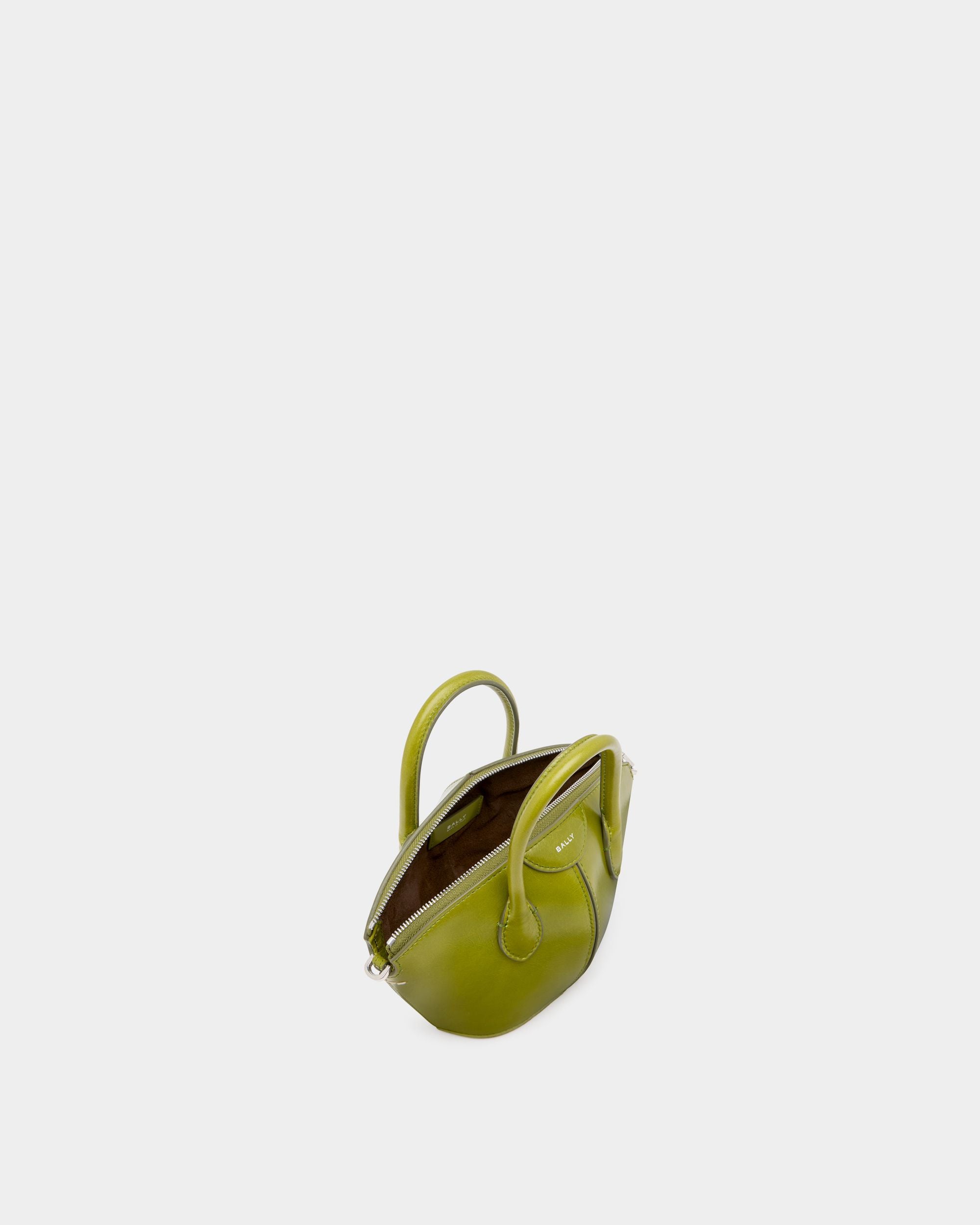 Bally Global - Minisac Belle En Cuir Matcha Green - Vert