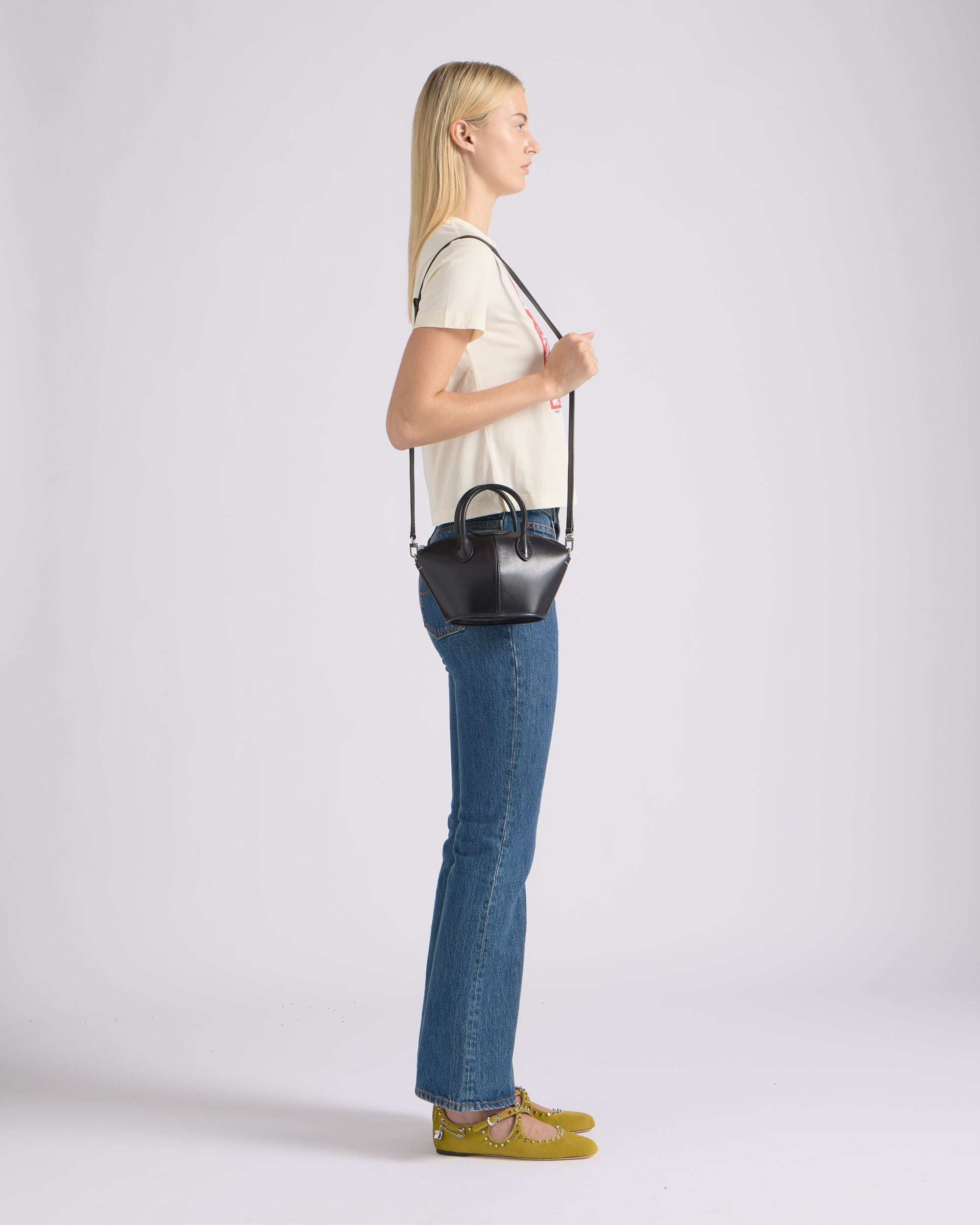 Bally Global - Belle Mini Bag in Black Leather - Black
