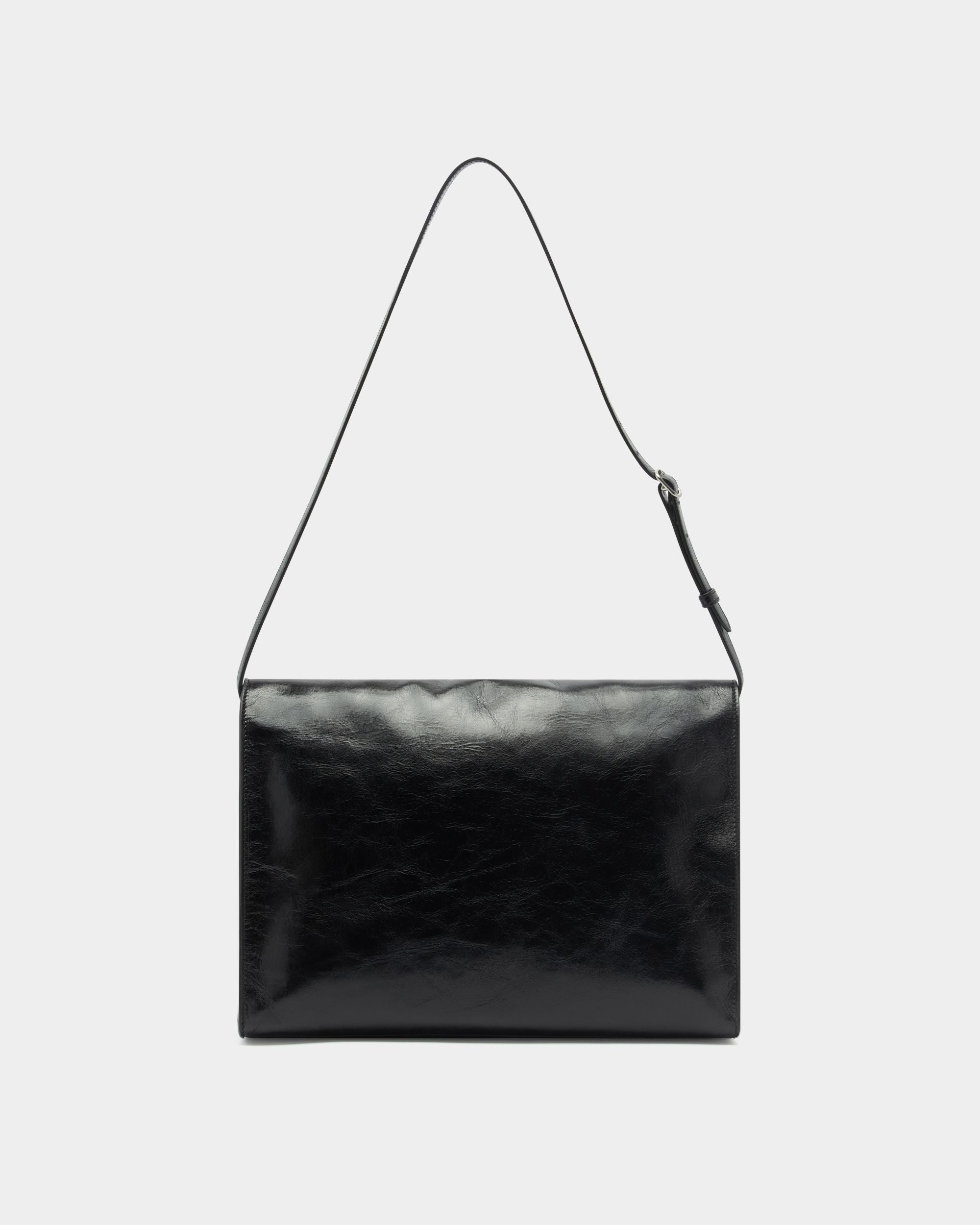 Bally Global - Anni Foldable Tote in Black Leather - Black
