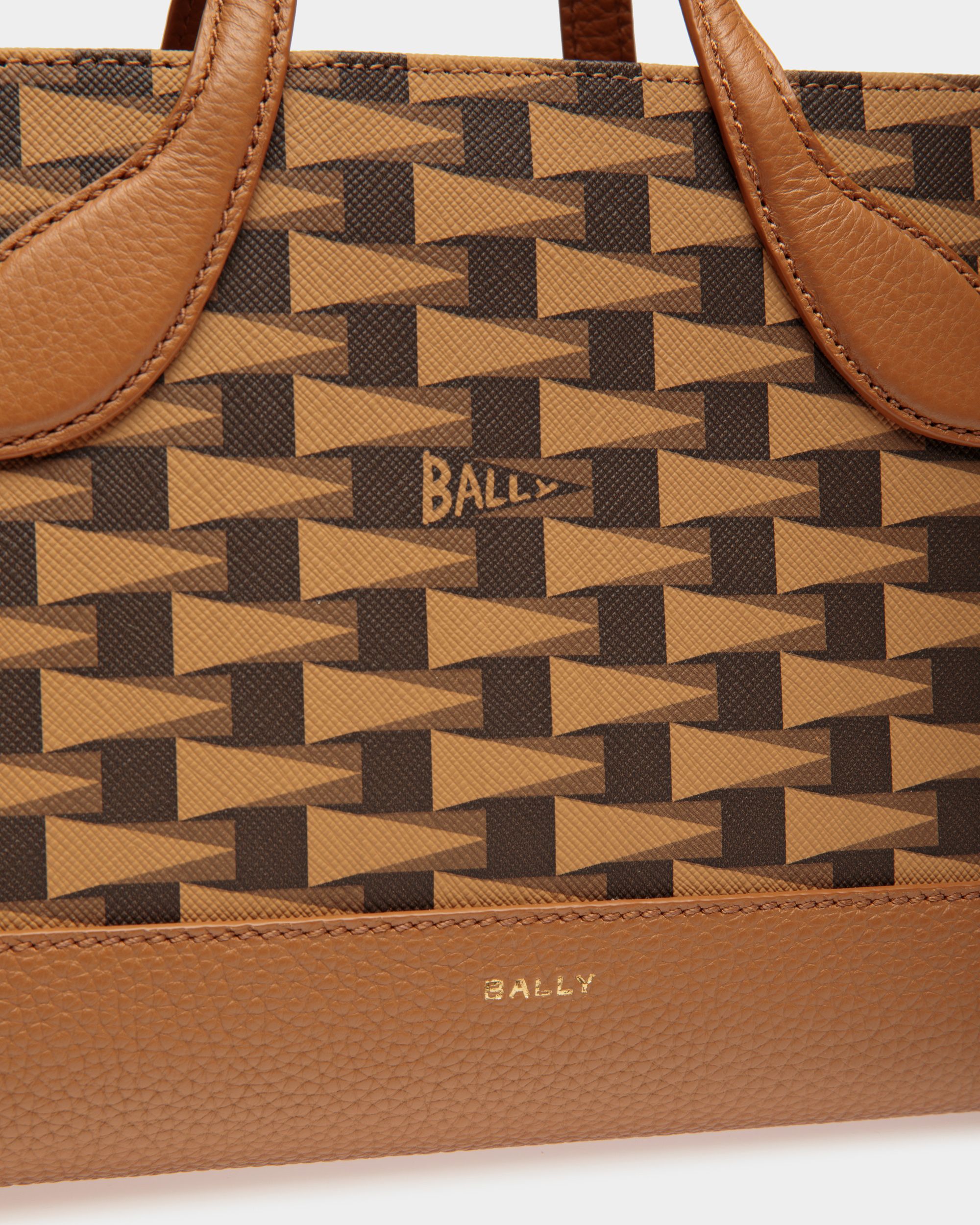 Bally Global - Pennant Minibag In Desert TPU - Brown