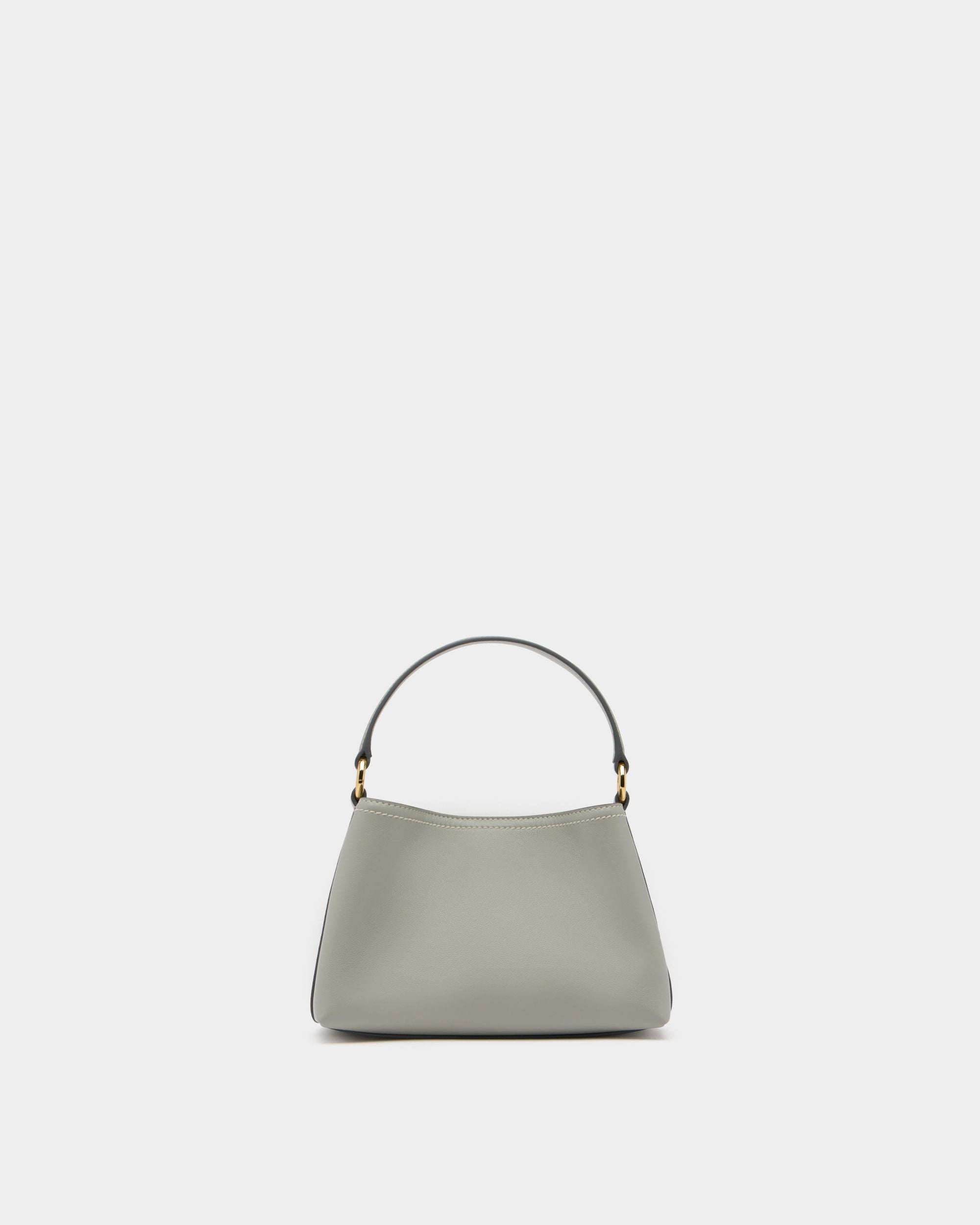 Bally Global - Lock Me Minibag in Glacier Grey Leather - Grey