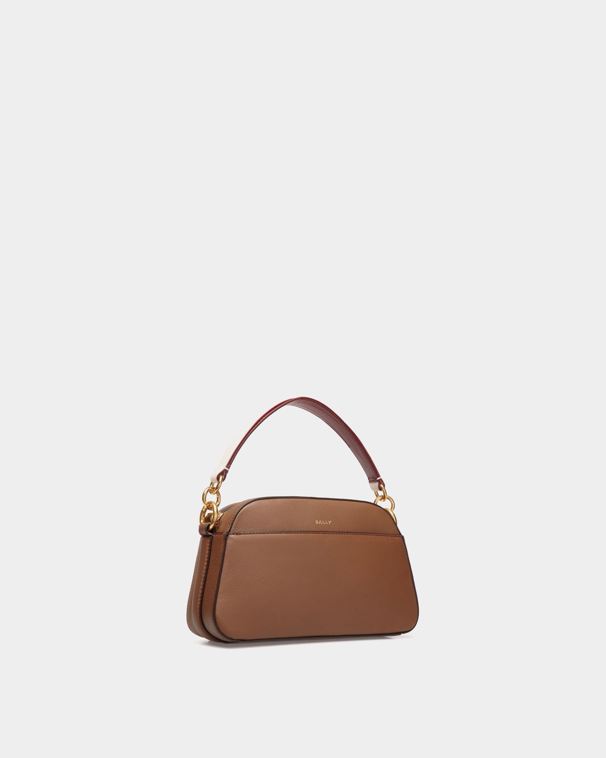 Bally Global - Code Crossbody Bag in Brown Leather - Brown