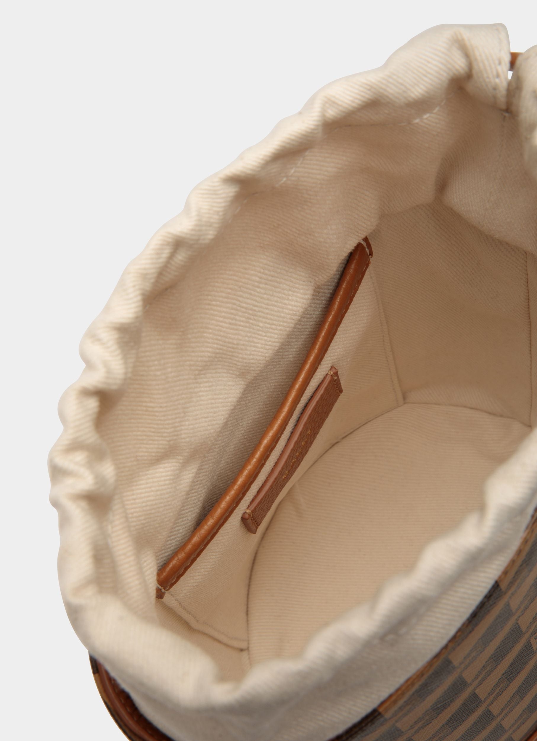 Bally Global - Pennant Bucket Bag In Desert TPU and Brown Leather - Marrón