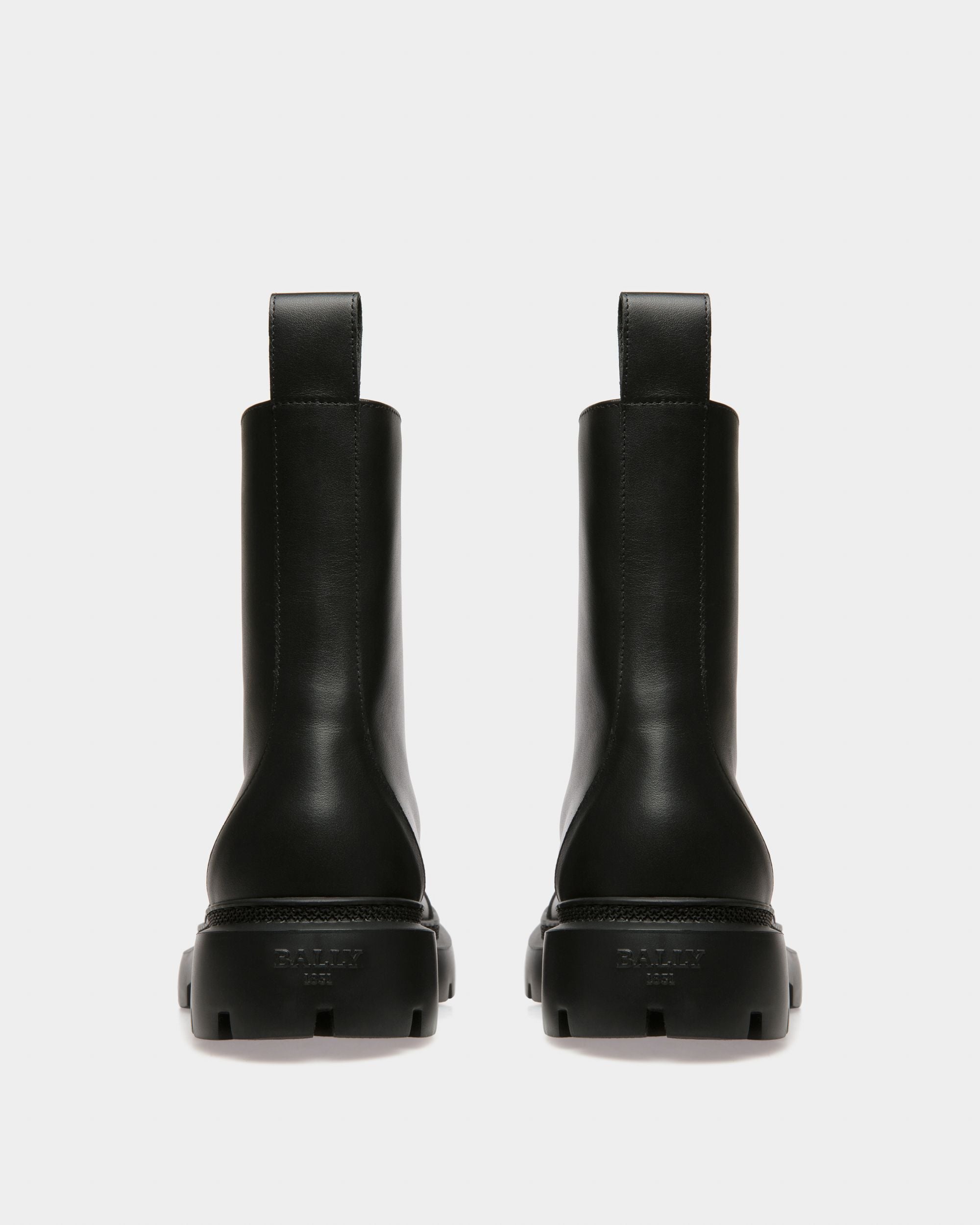 Bally Global - Giuli Leather Booties In Black - Black
