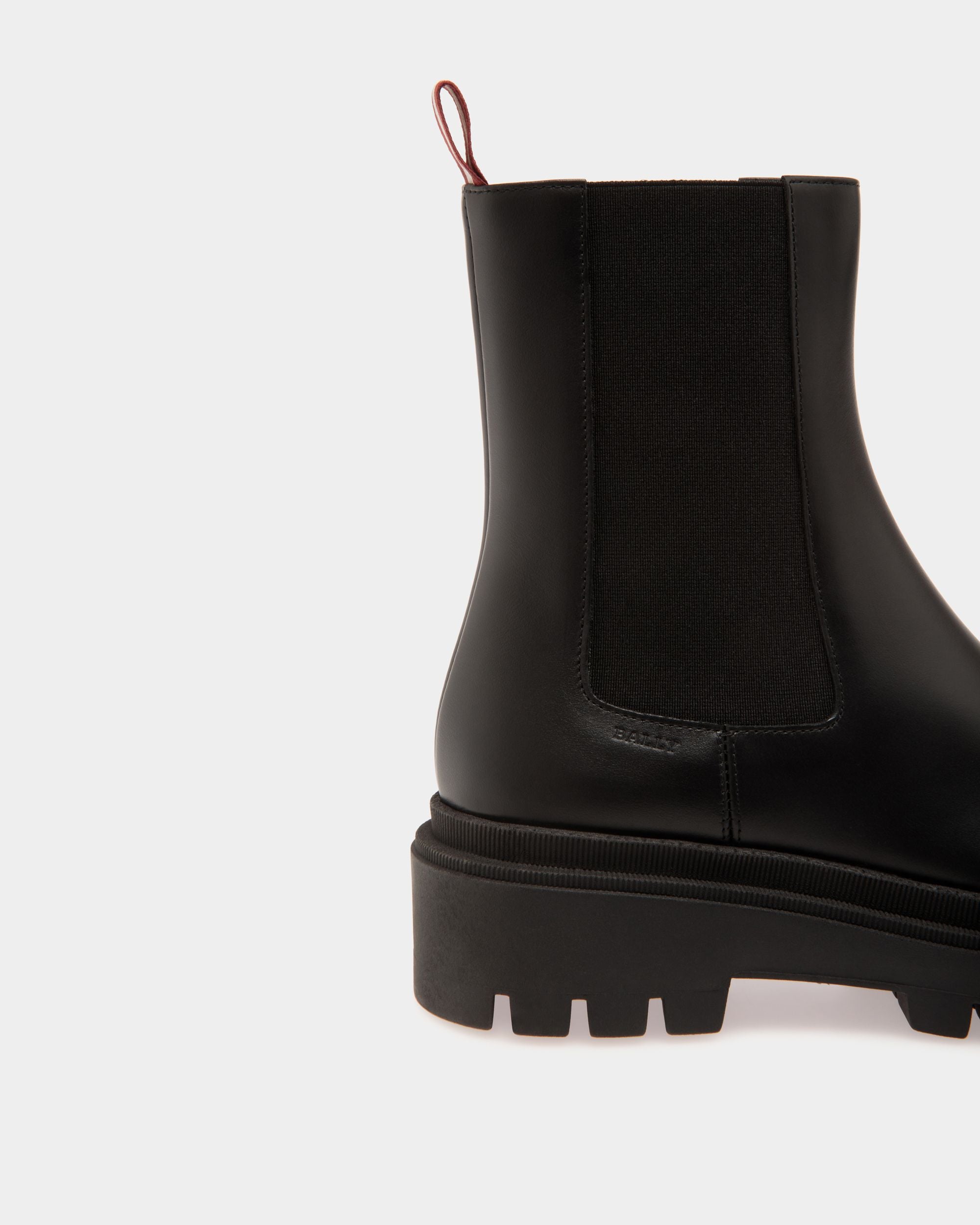 Bally Global - Bootie In Black Leather - Black