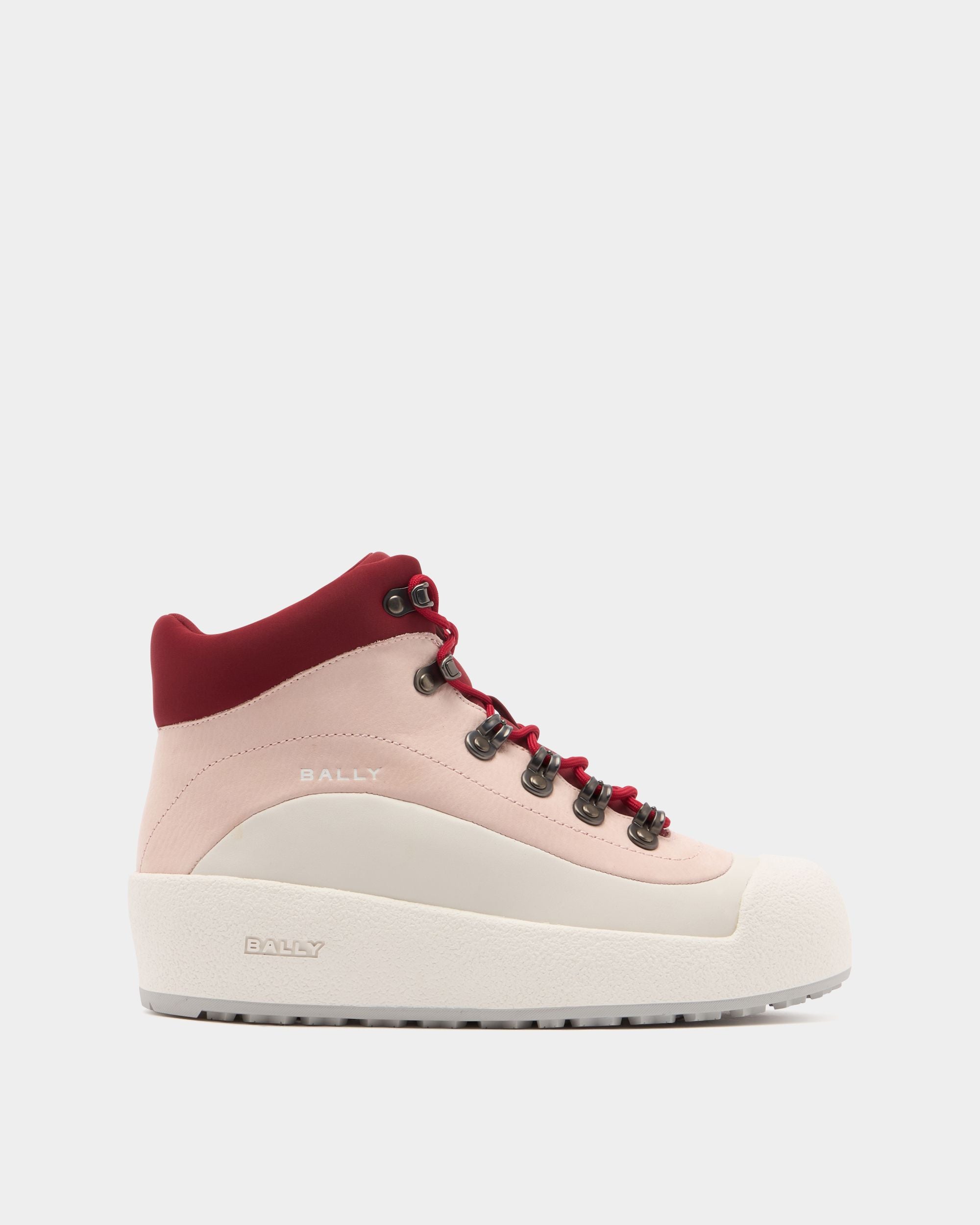 Bally Global - Bally Curling Bootie in Dusty Petal Leather - Pink