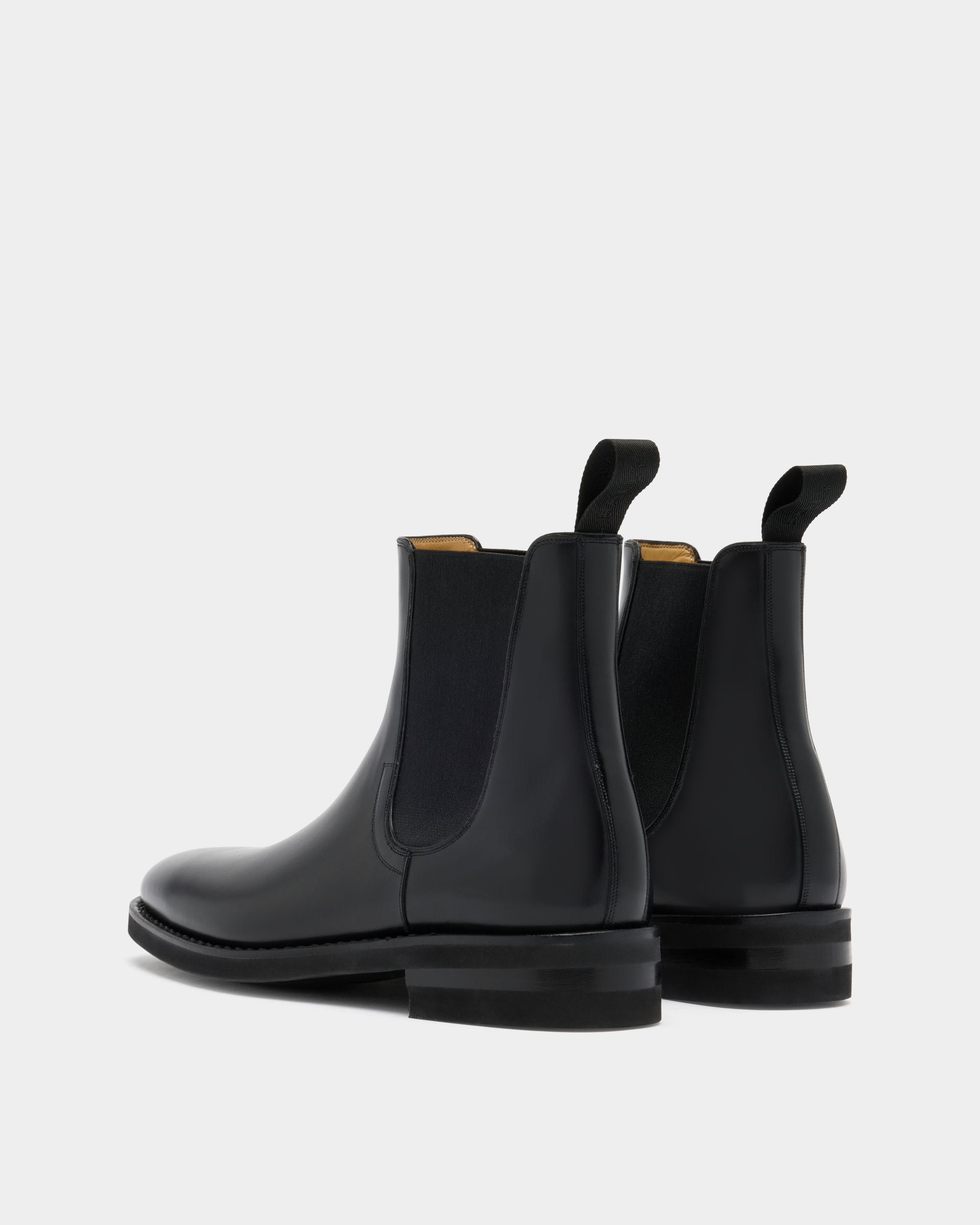 Bally Global - Scribe Un Bootie in Black Leather - Black