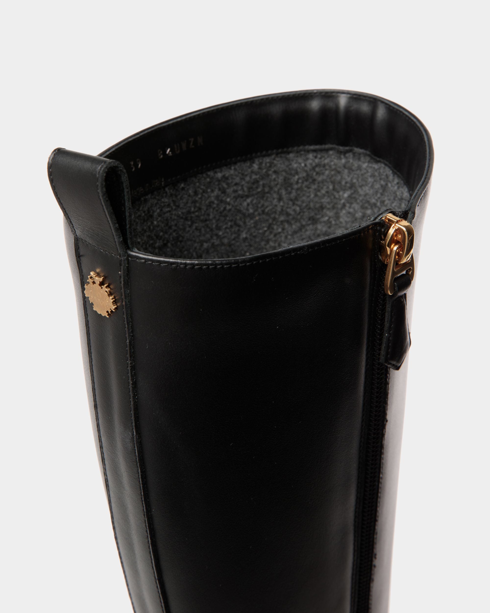 Bally Global - Gusto Long Boot in Black Leather - Black