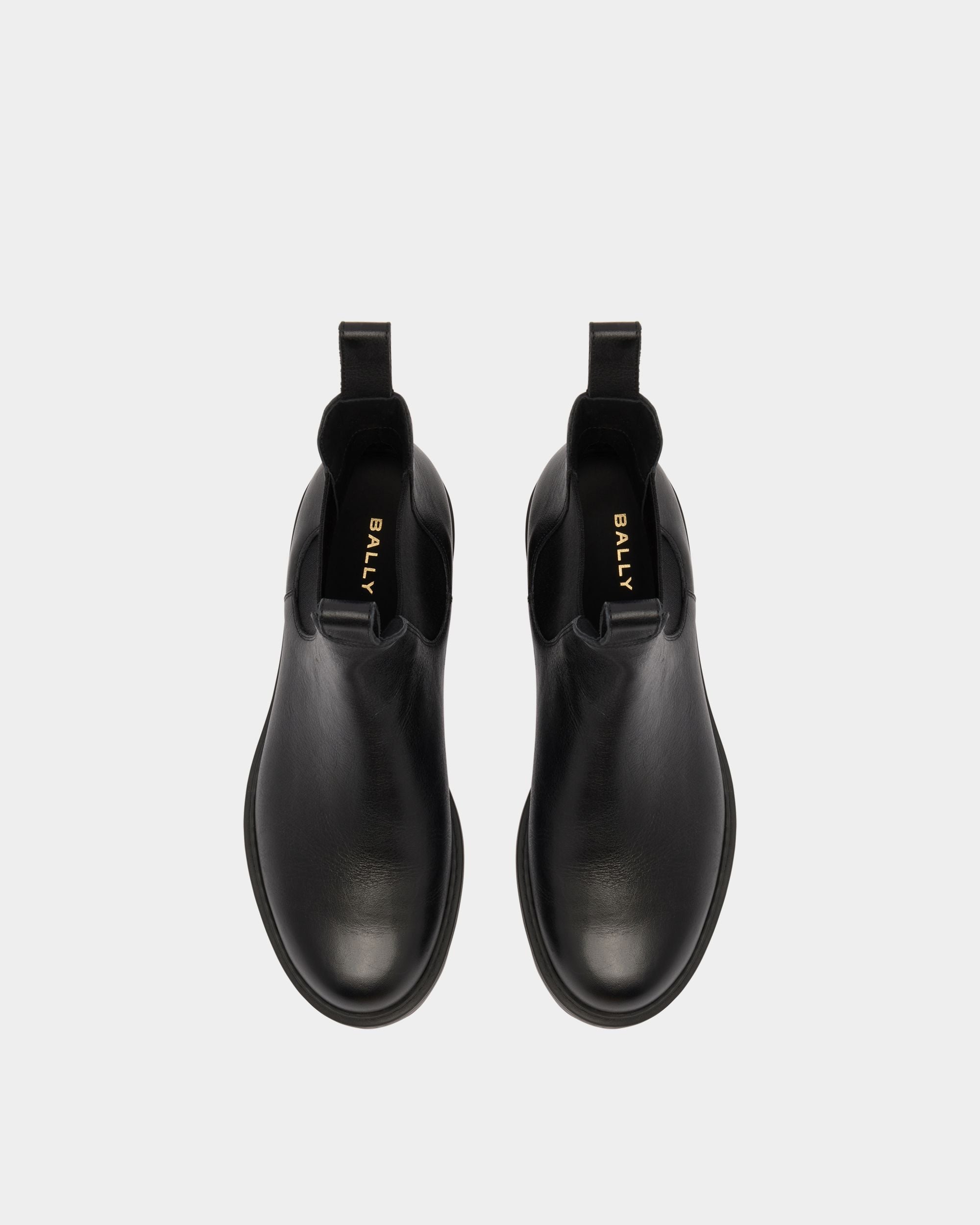 Bally Global - Botte Gusto En Cuir Noir - Noir