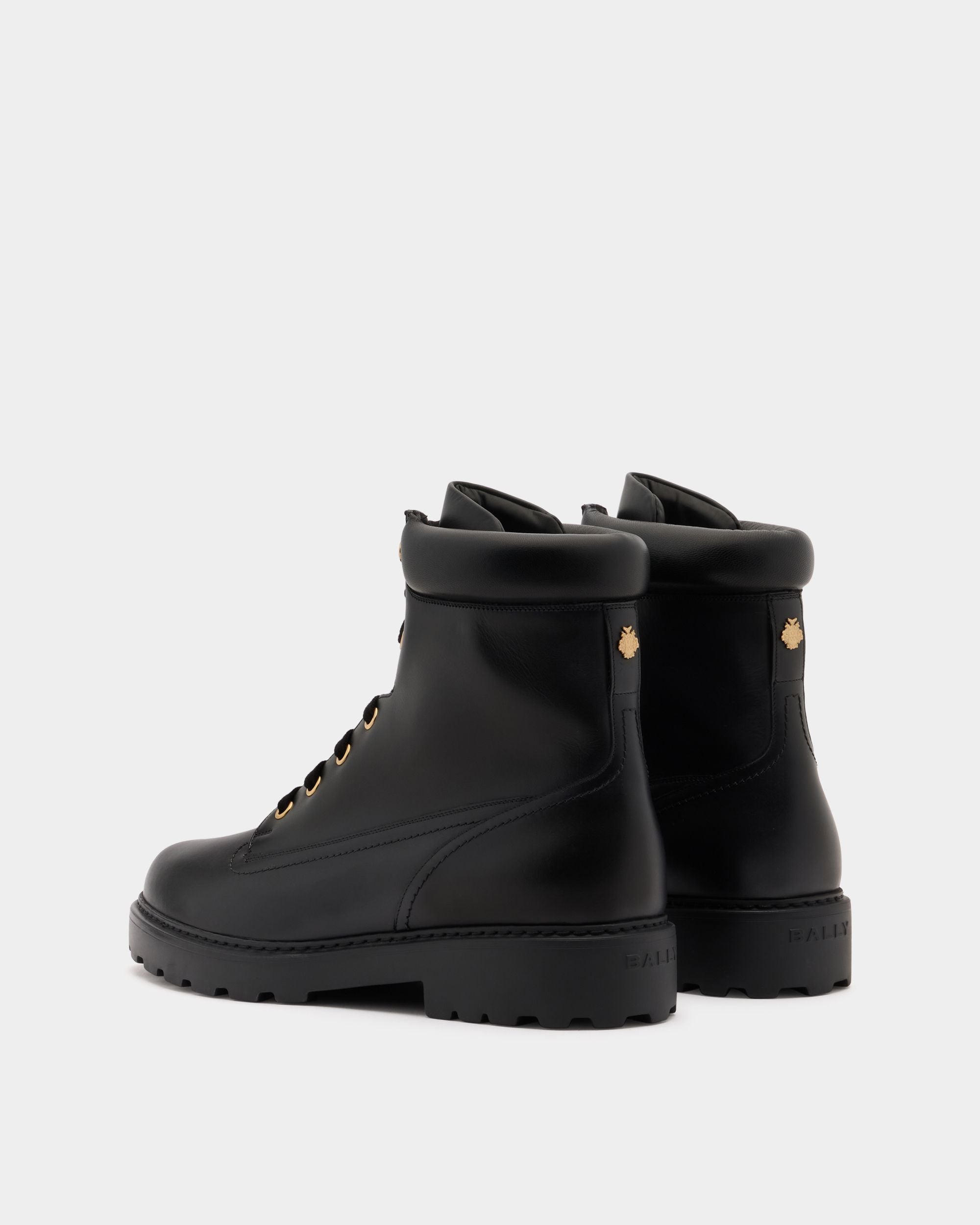 Bally Global - Botín Gusto De Piel Negra - Negro