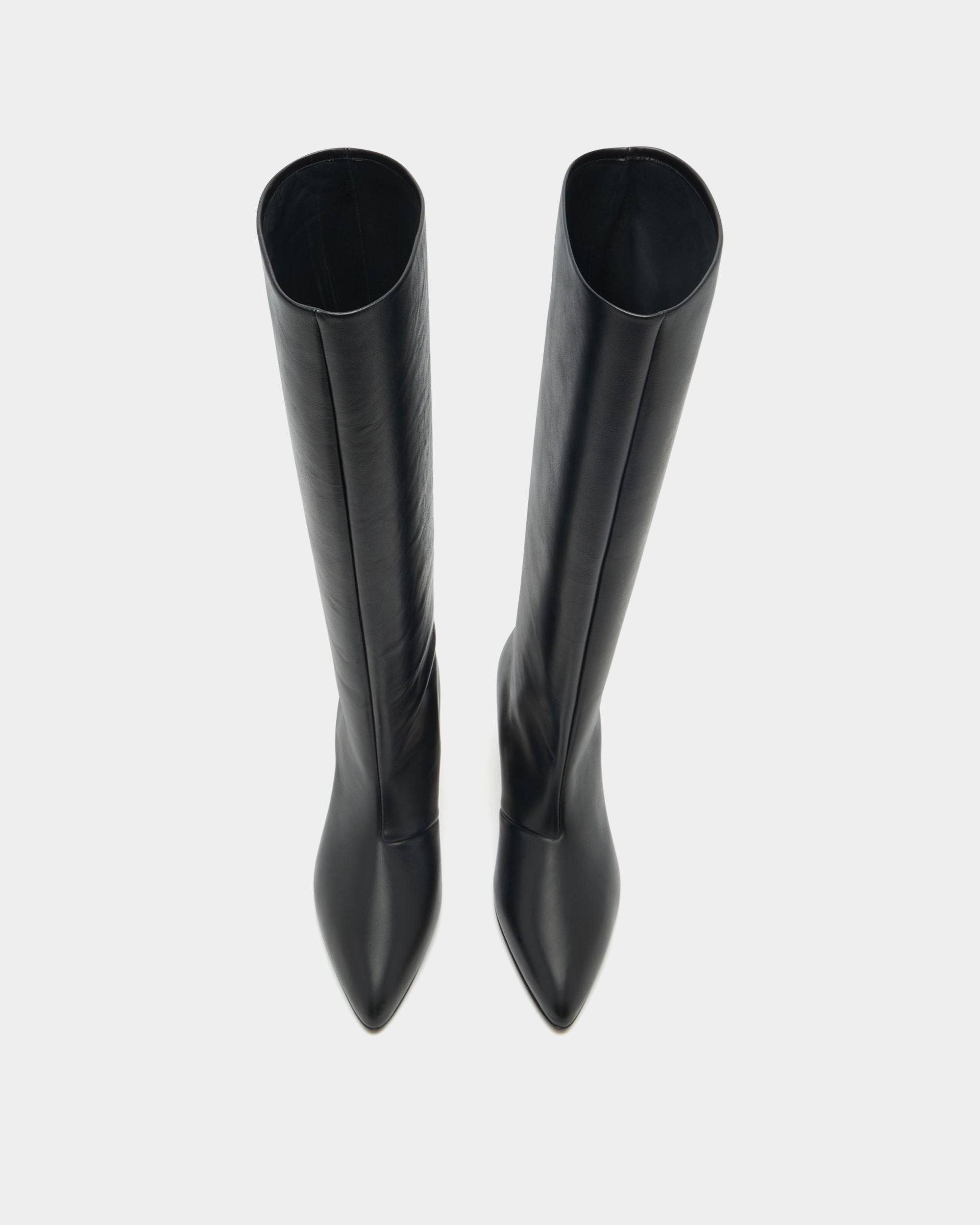 Bally Global - Botte Alva En Cuir Suédé Noir - Noir