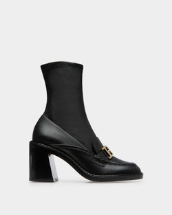 Enzy Bottines En Cuir Noir