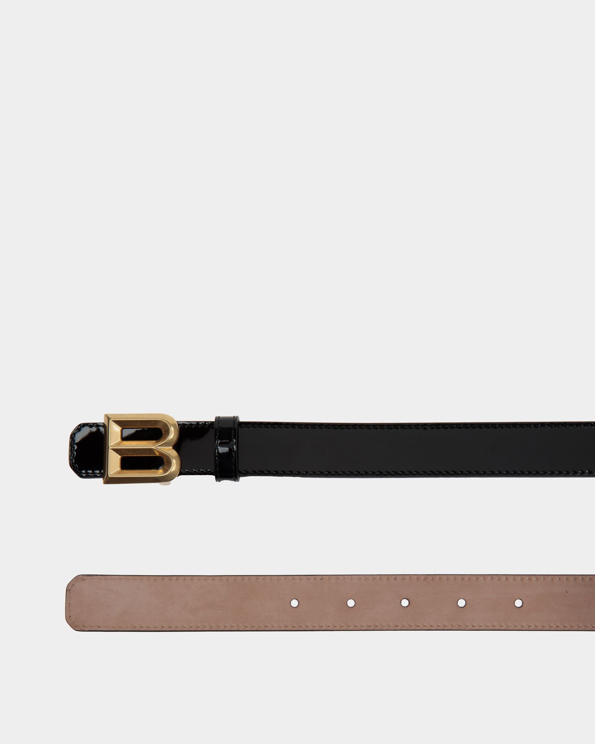 Bally Global - Ceinture B Bold 25 mm En Cuir Noir - Noir