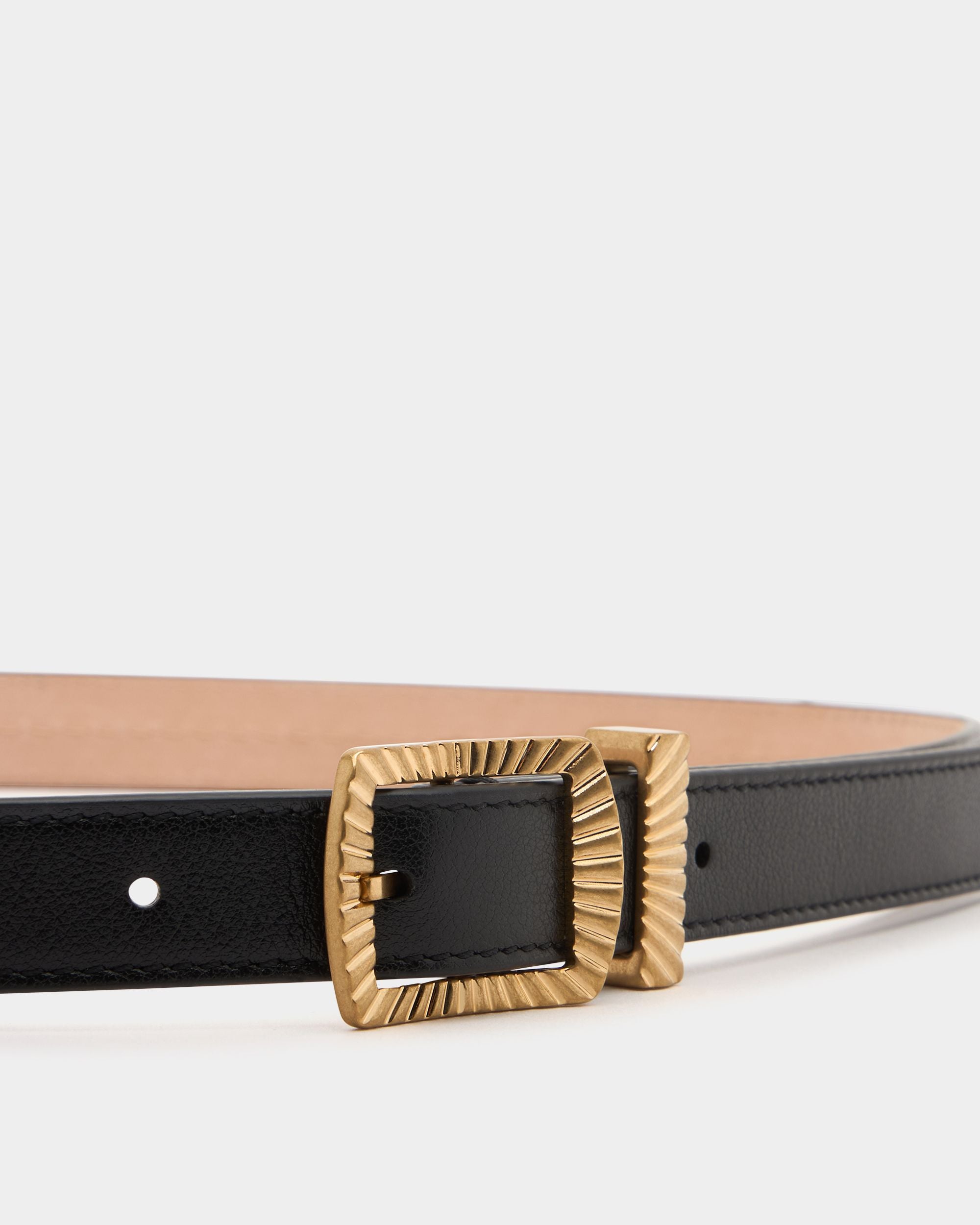 Bally Global - Glen 20 mm Belt in Black Leather - Black