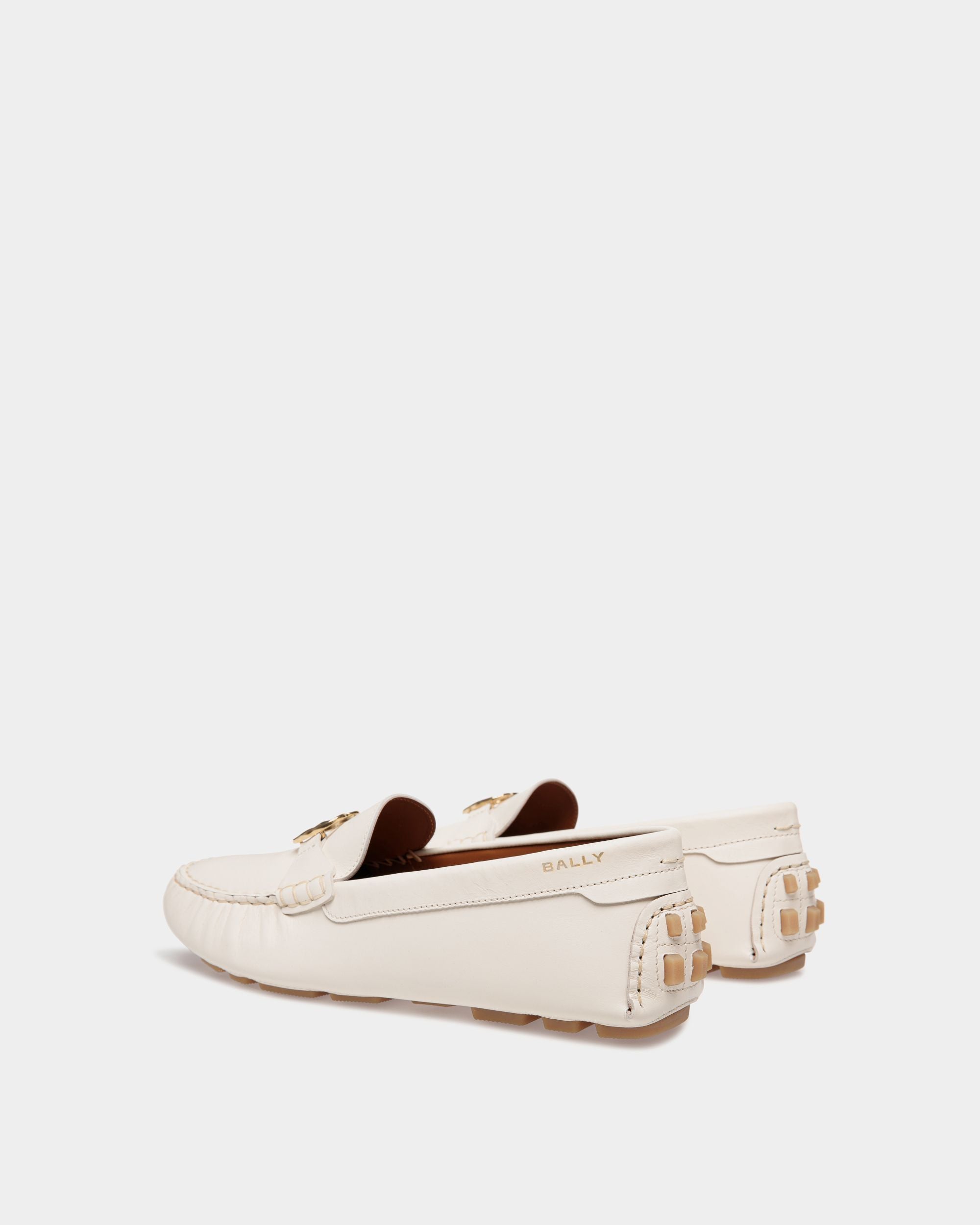 Bally Global - Kerbs Driver In White Leather - White