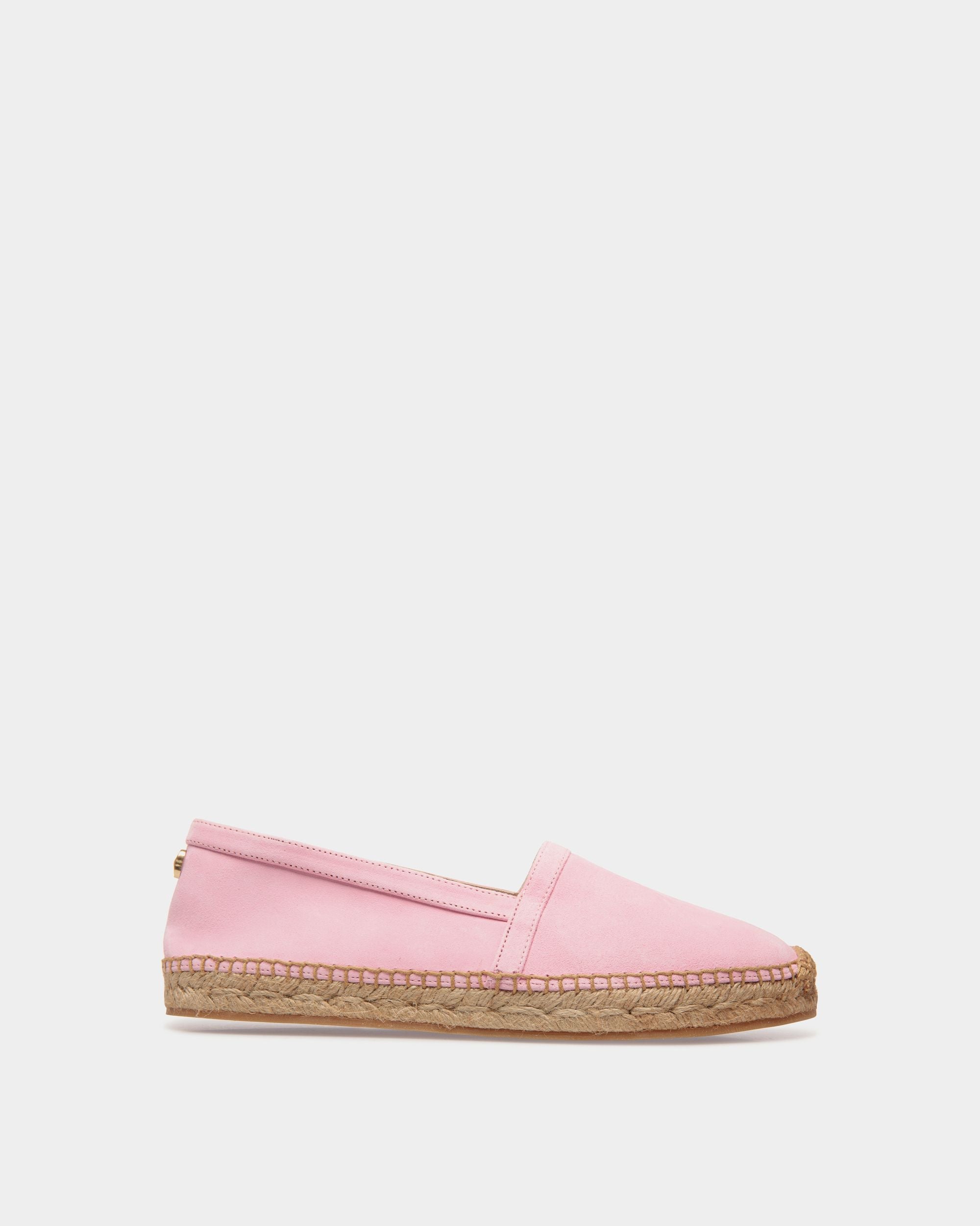 Bally Global - Urdy Espadrille in Suede Leather - Pink