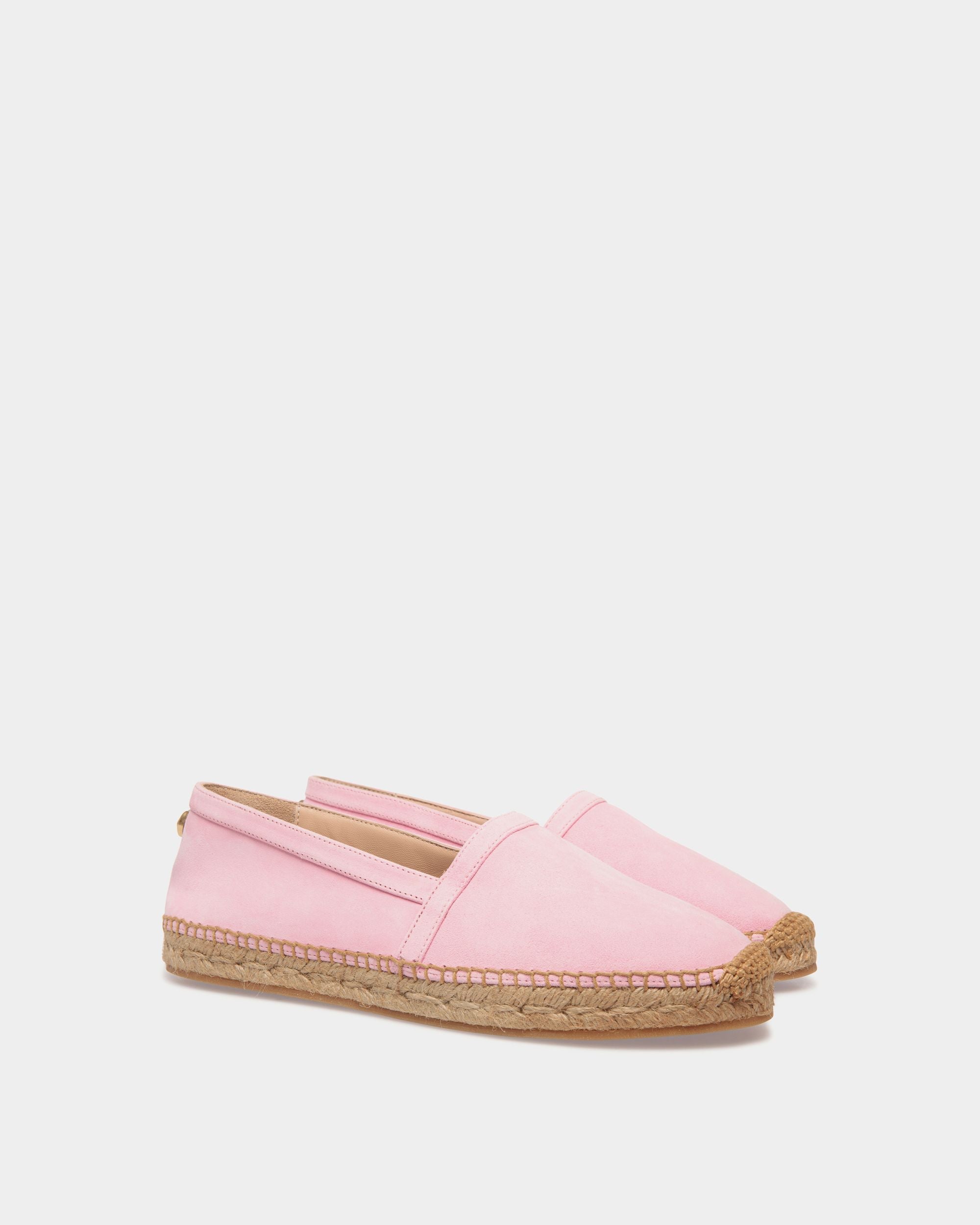 Bally Global - Urdy Espadrille in Suede Leather - Pink