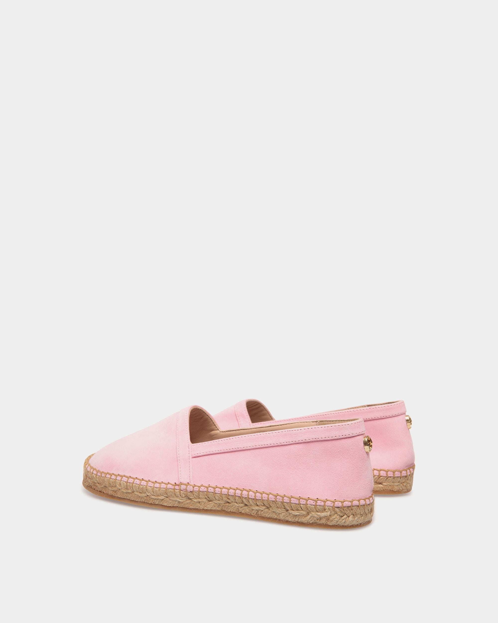 Bally Global - Urdy Espadrille in Suede Leather - Pink