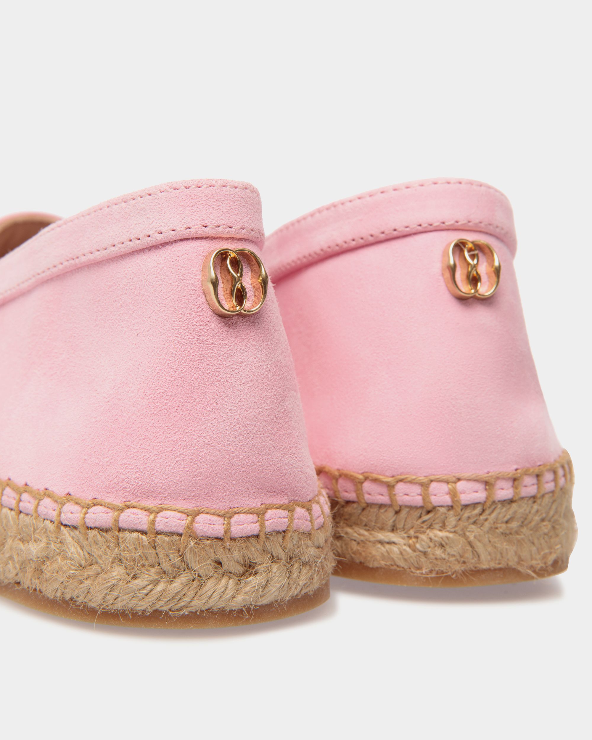 Bally Global - Urdy Espadrille in Suede Leather - Pink
