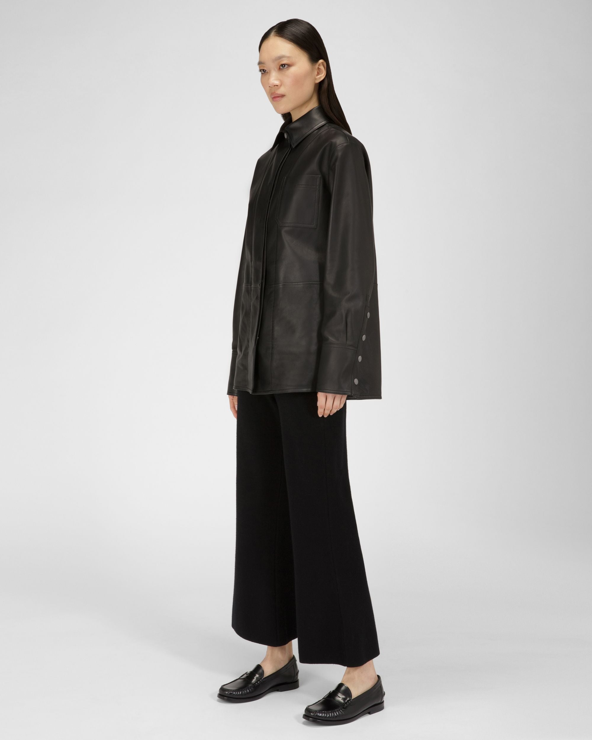 Bally Global - Coelo Leather Moccasins In Black - Black
