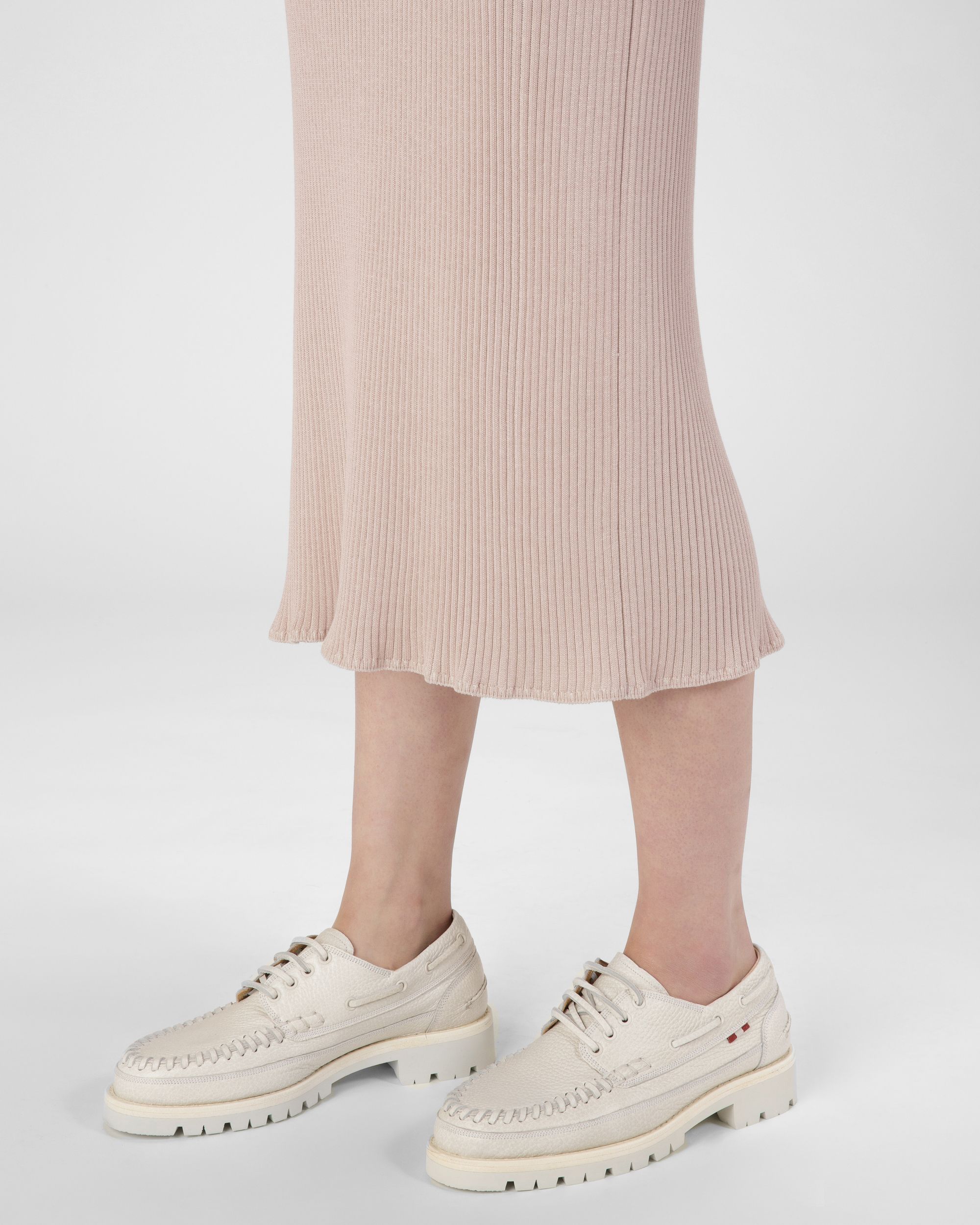 Bally Global - Trendal Leather Moccasin In Denty White - Beige