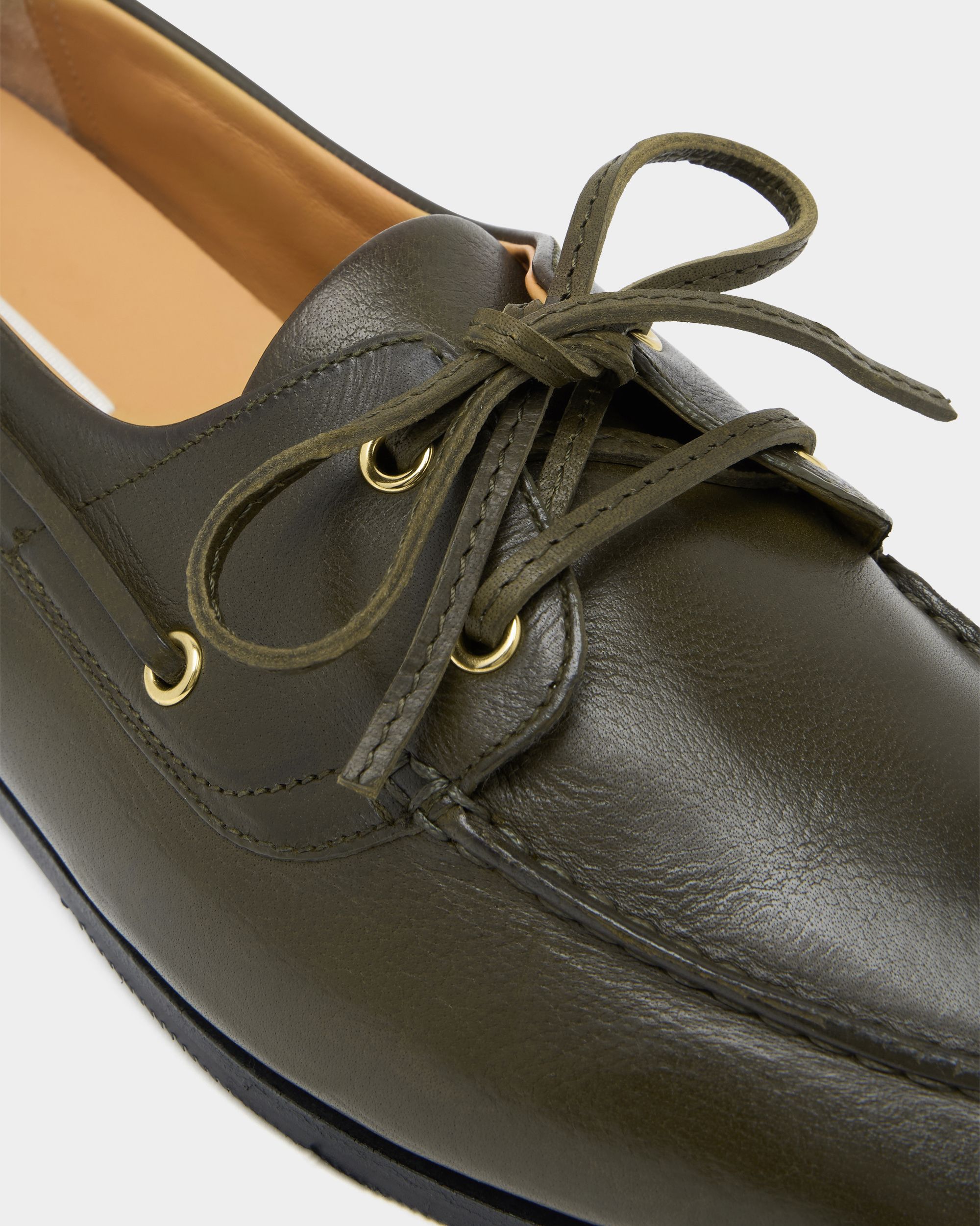 Bally Global - Plume Moccasin in Military Green Leather - Green