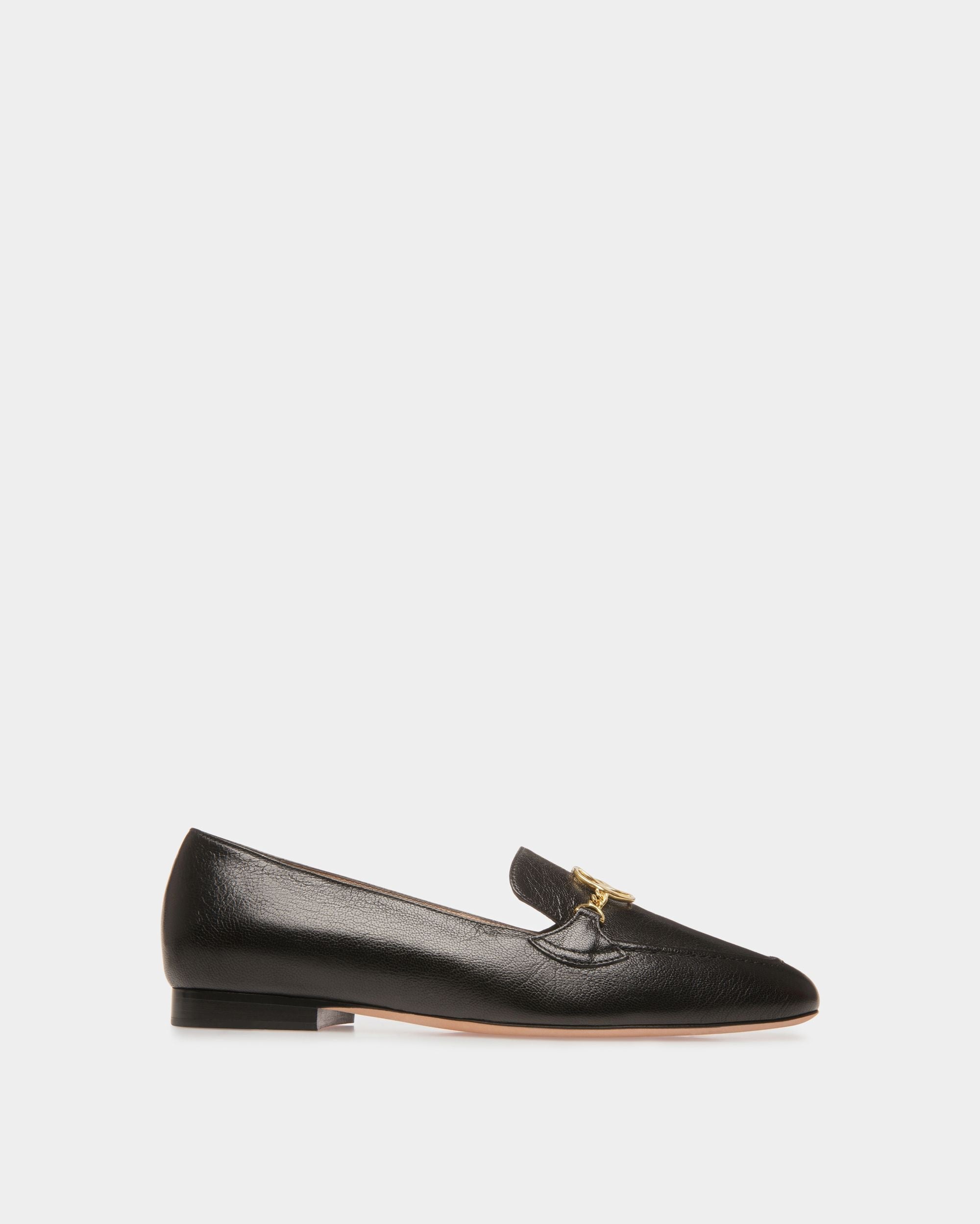 Bally Global - Daily Emblem Loafers In Black Leather - Black
