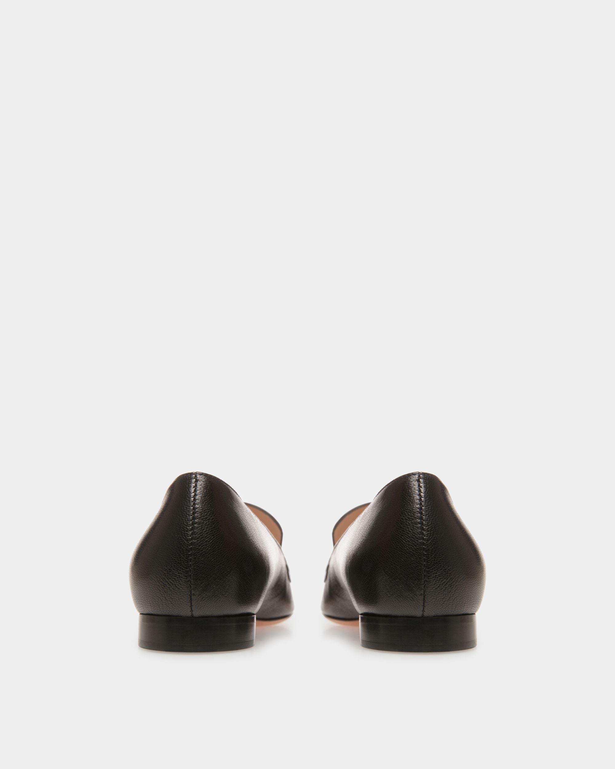 Bally Global - Daily Emblem Loafers In Black Leather - Black