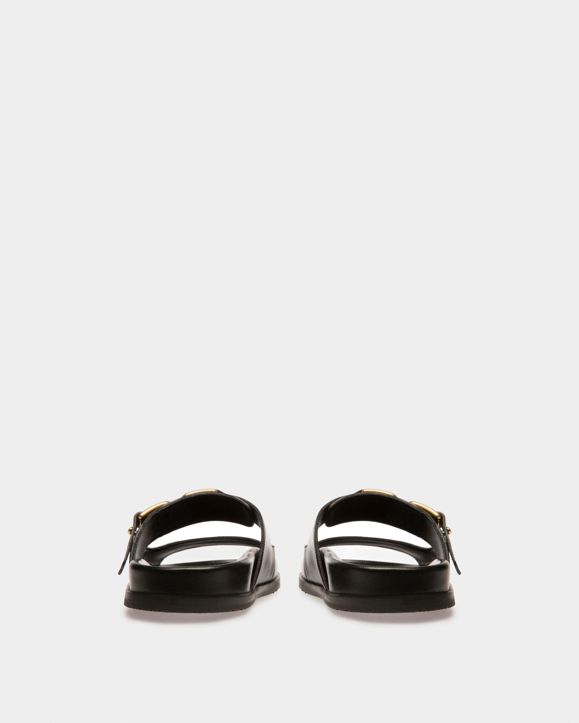 Bally Global - Emma Sandalias En Piel De Color Negro - Negro