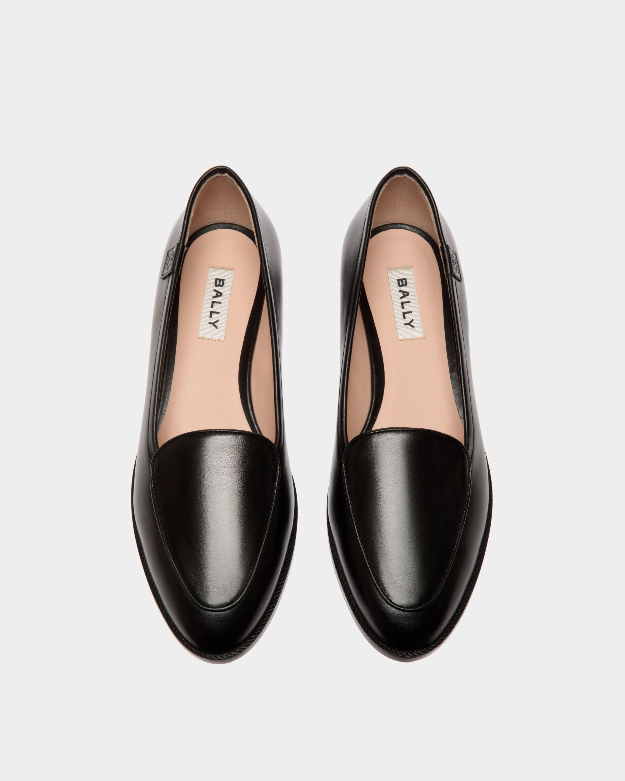 Bally Global - Elite Flat in Black Leather - Black