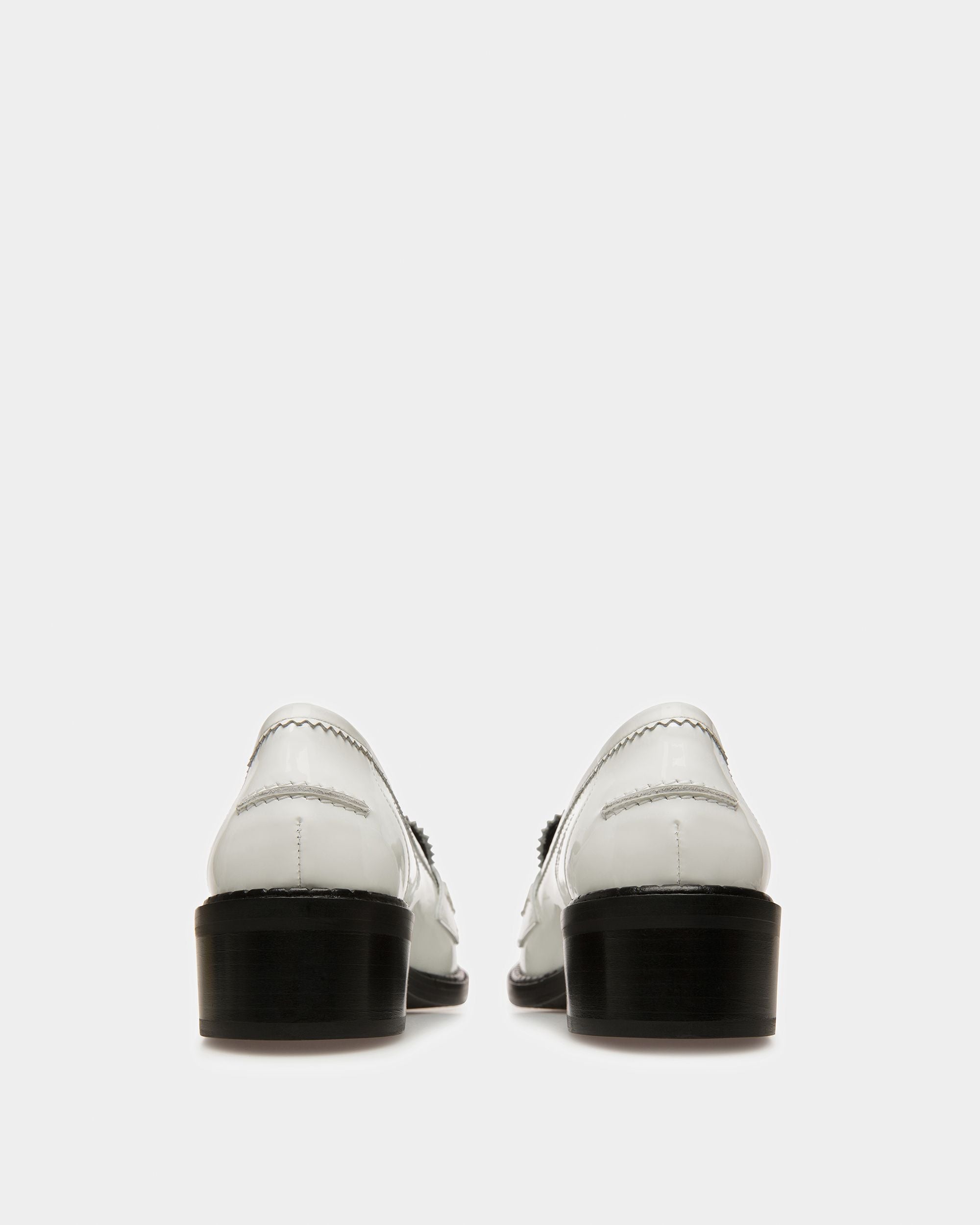 Bally Global - Elly Leather Moccasins In White - White