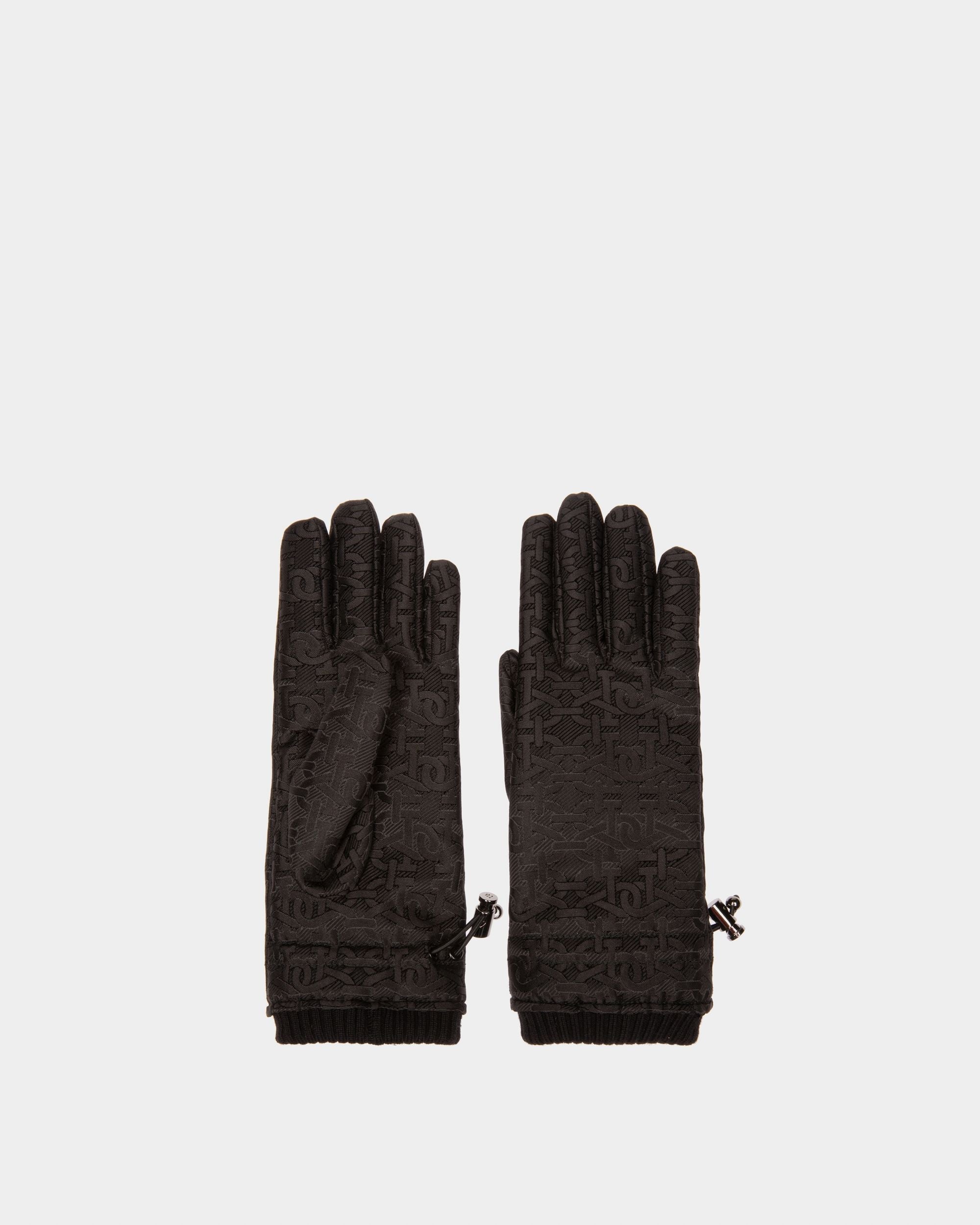 Bally Global - Guantes Con Monograma De La «B» - Negro