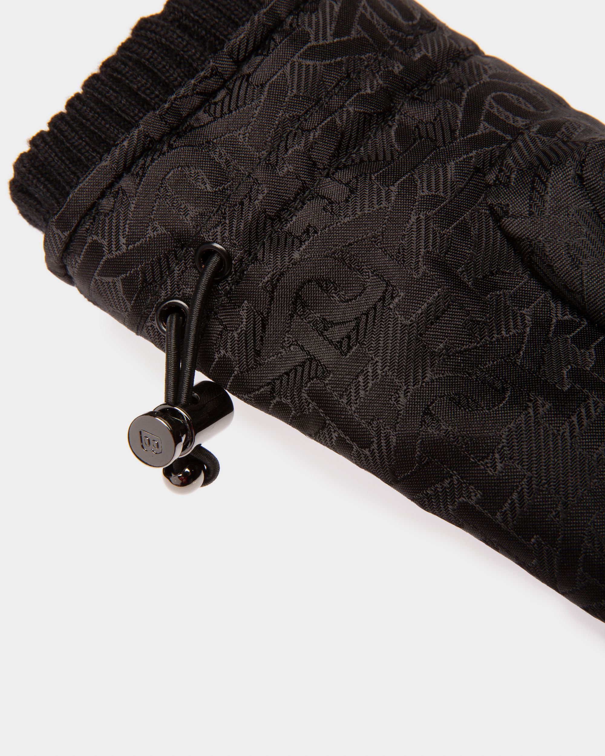 Bally Global - Guantes Con Monograma De La «B» - Negro