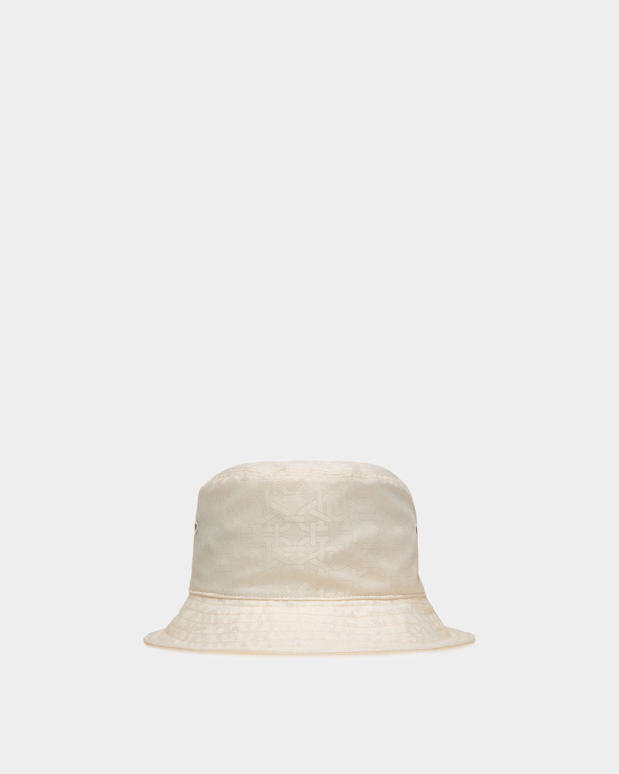 Bally Global - Gorro De Pescador Con Monograma De La «B» - Blanco