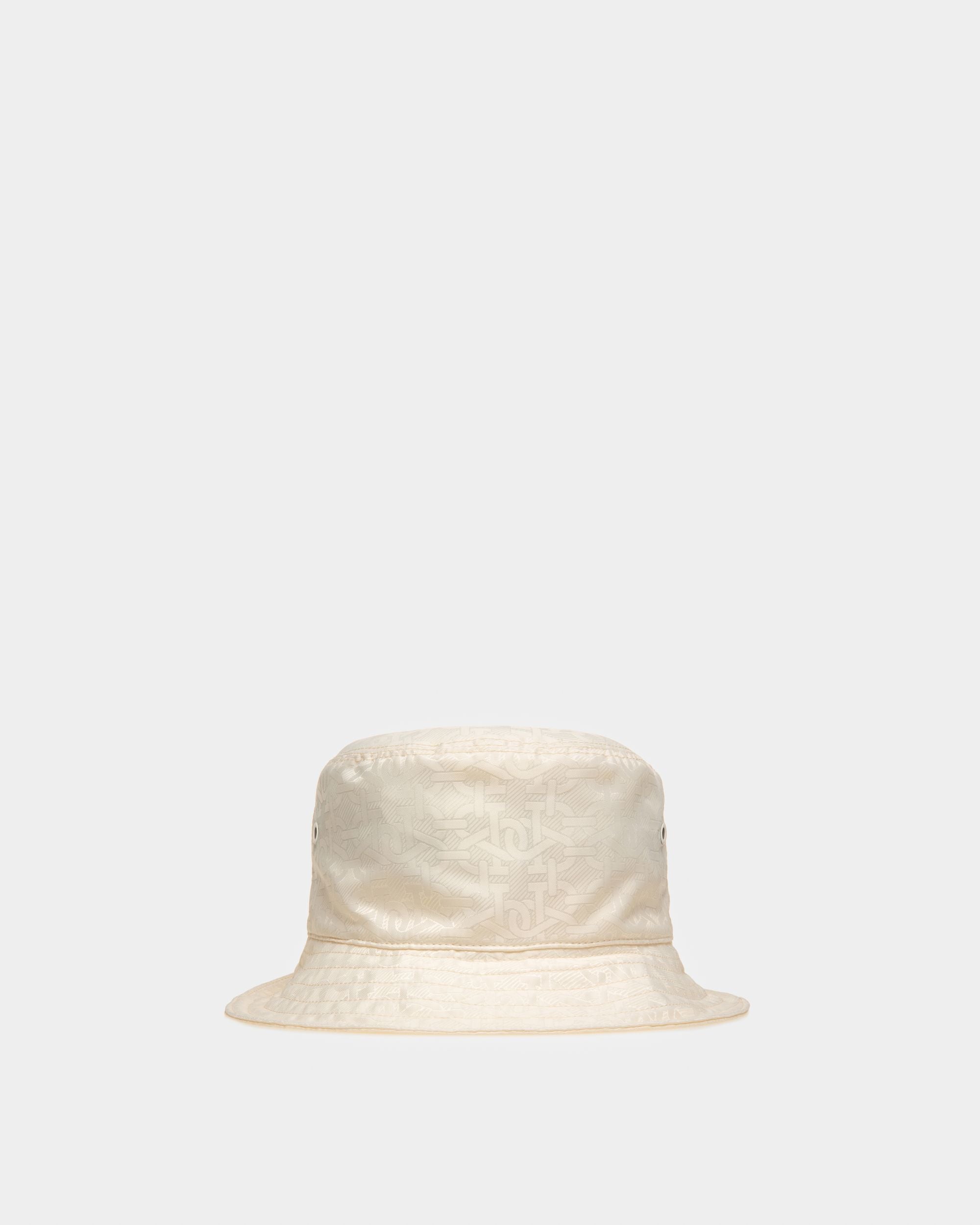 Bally Global - Gorro De Pescador Con Monograma De La «B» - Blanco