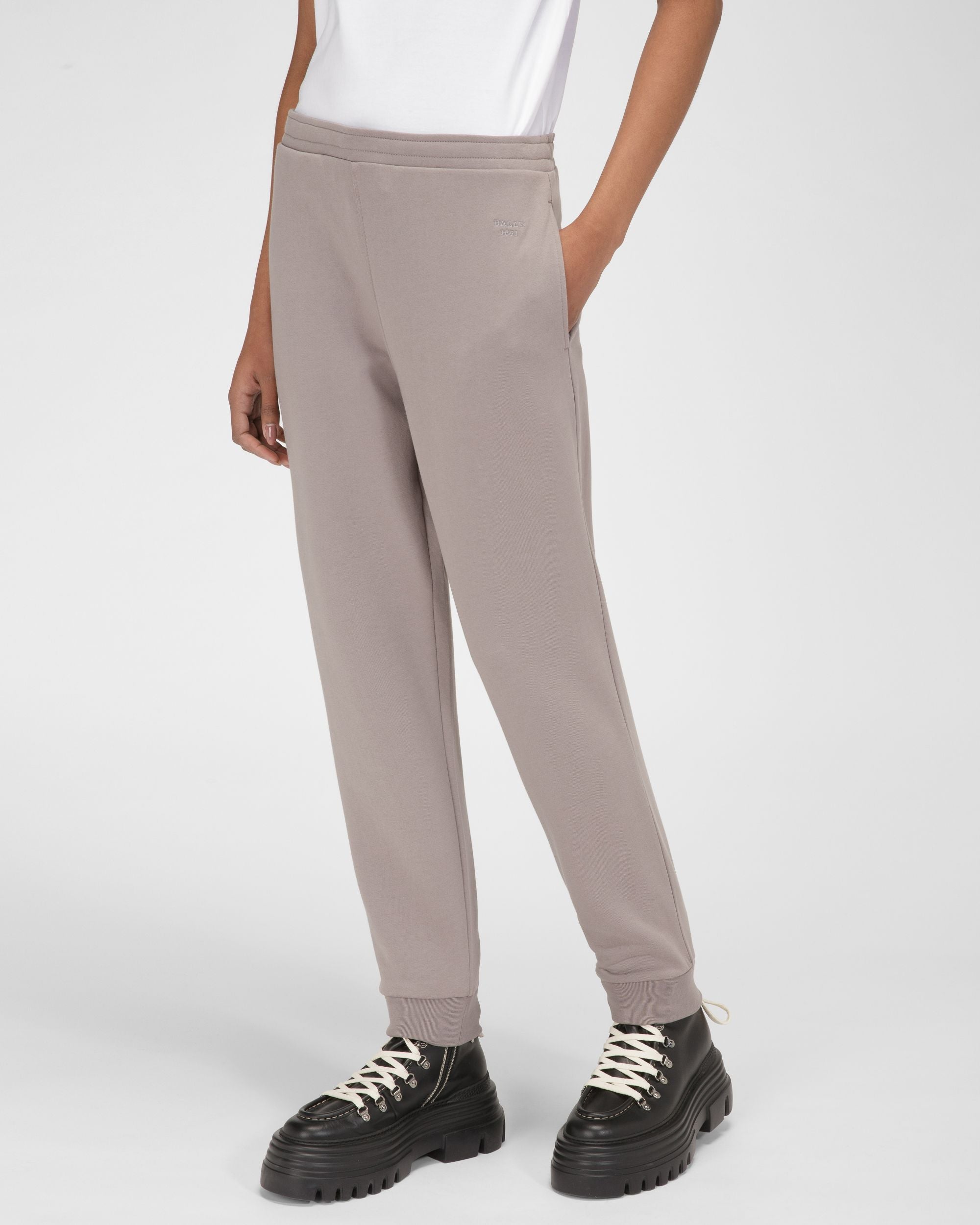Bally Global - Organic Cotton Mix Sweatpants In Grey - Grey