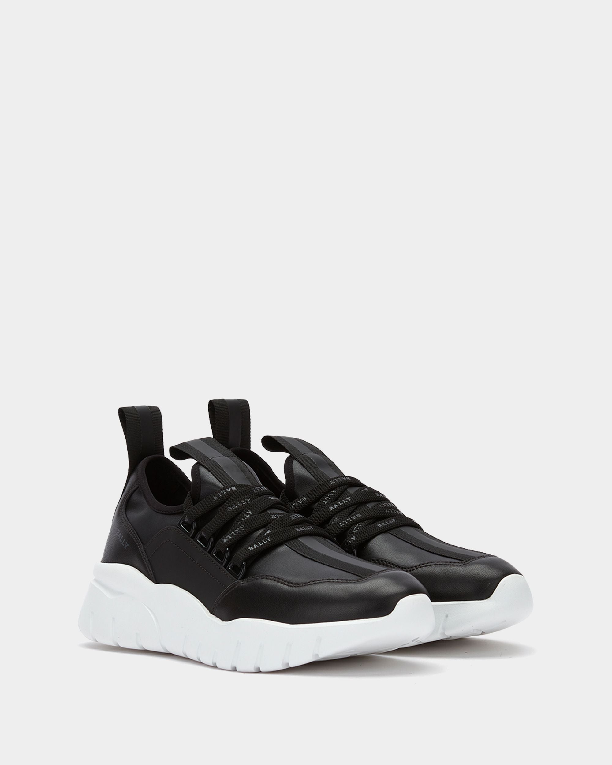 Bally Global - Sneaker in Black Leather - Black