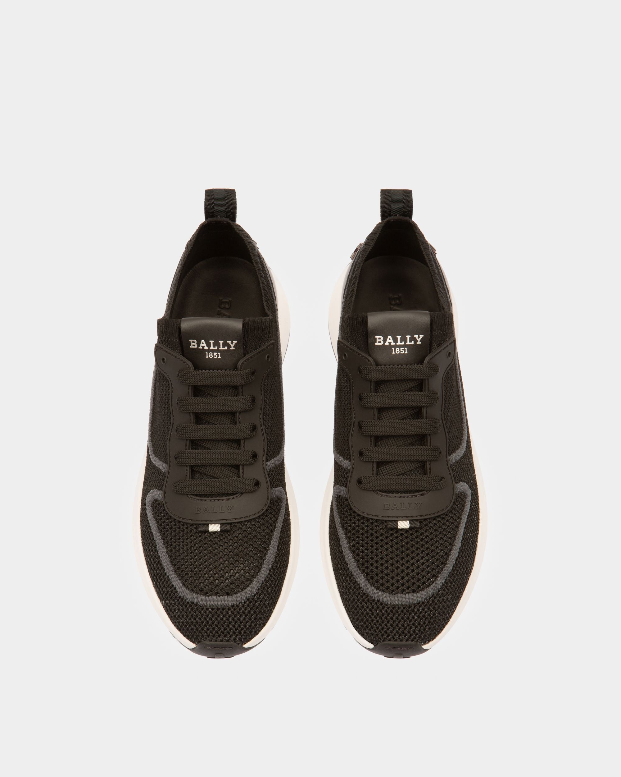 Bally Global - Davyn Sneakers En Mélange De Polyester Noir - Noir