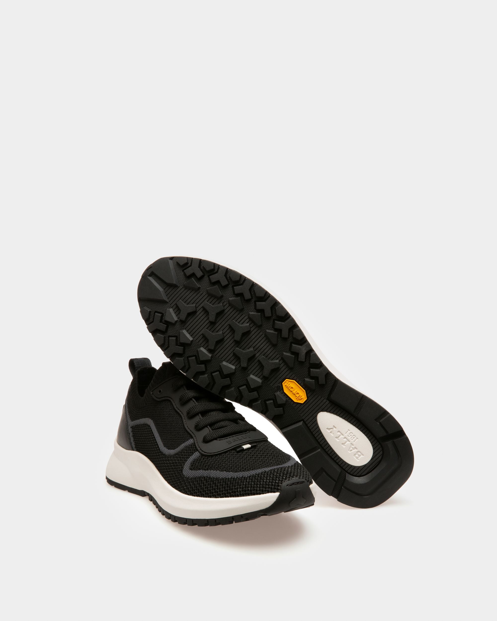 Bally Global - Davyn Sneakers En Mélange De Polyester Noir - Noir