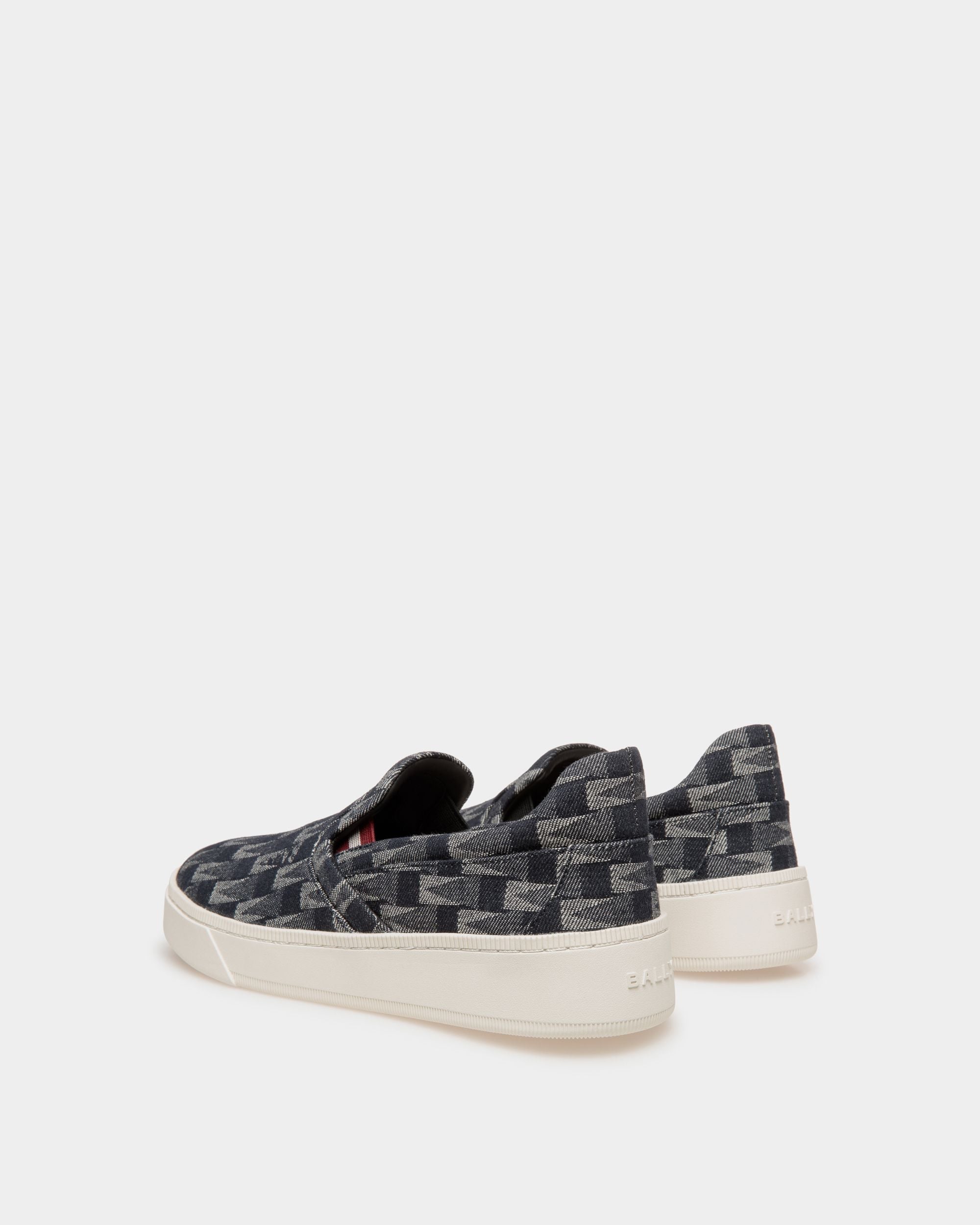 Bally Global - Raise Slip-on Sneaker in Blue Denim - Blue