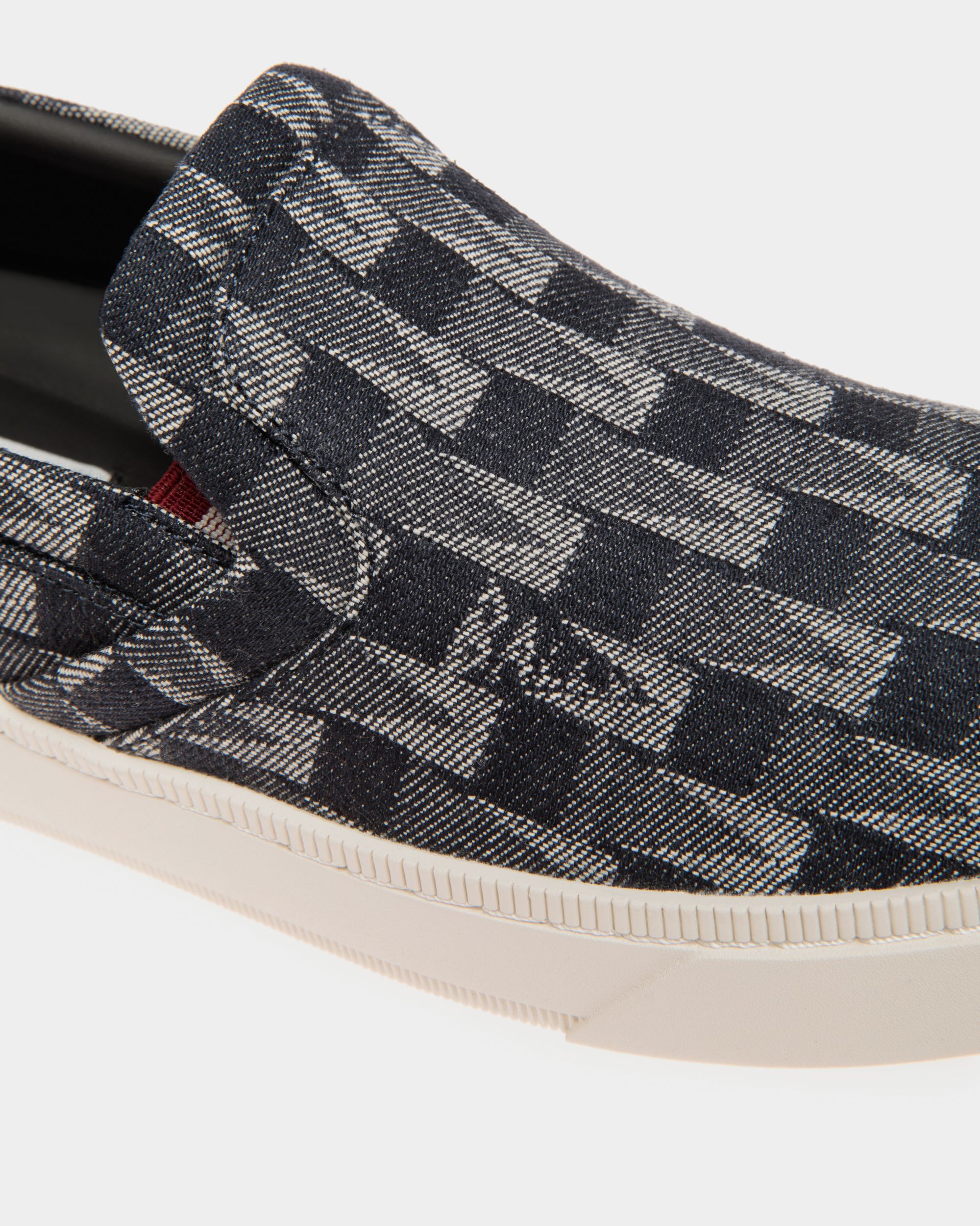 Bally Global - Raise Slip-on Sneaker in Blue Denim - Blue