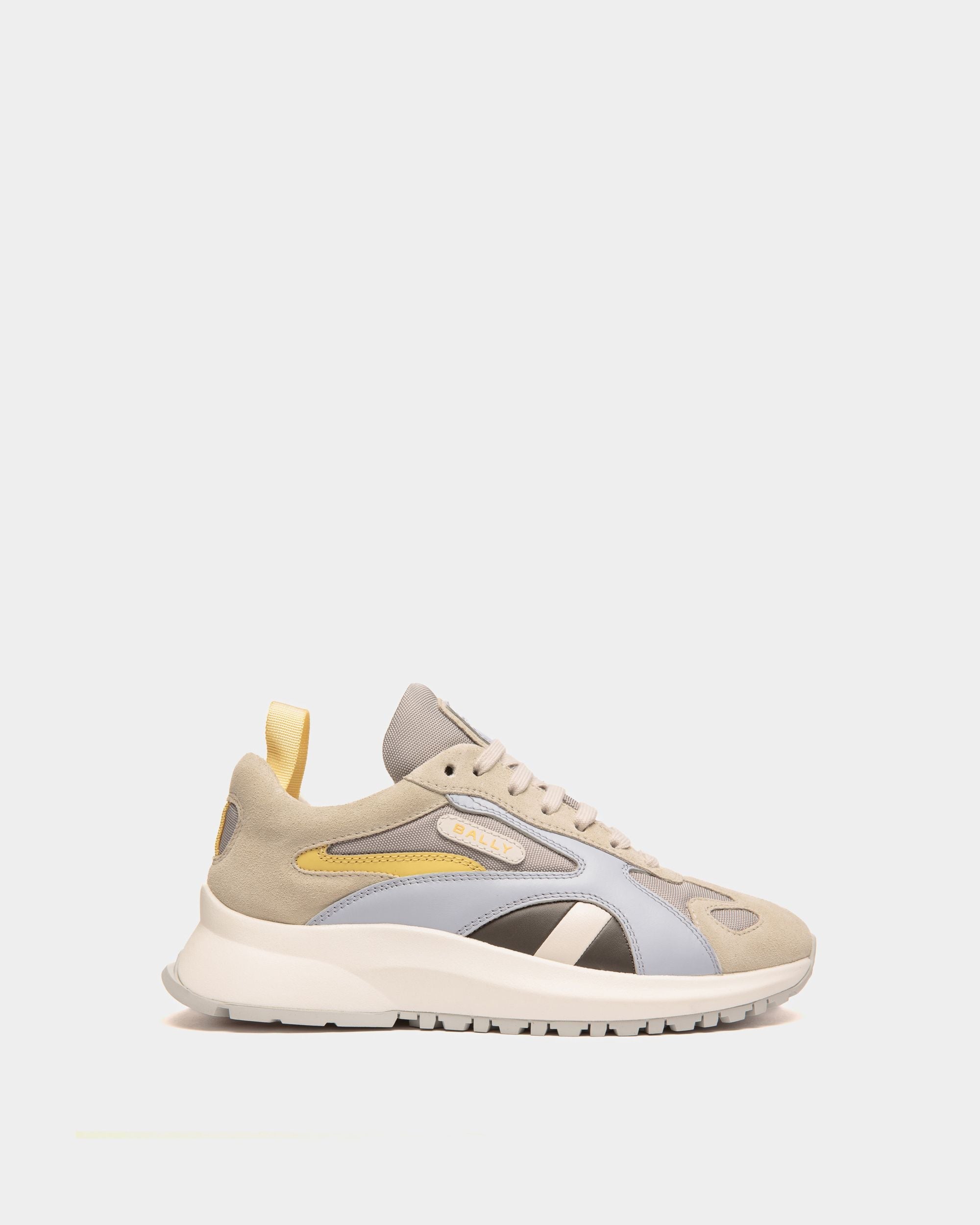 Bally Global - Outline Sneaker In White Leather And Mesh - White