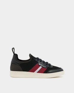 Zapatilla Tennis De Tejido Negro