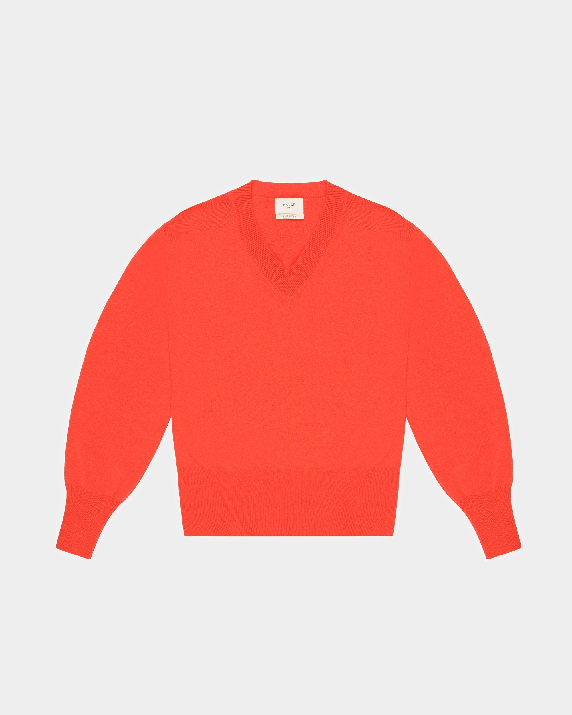 Bally Global - Jersey Con Cuello De Pico - Naranja