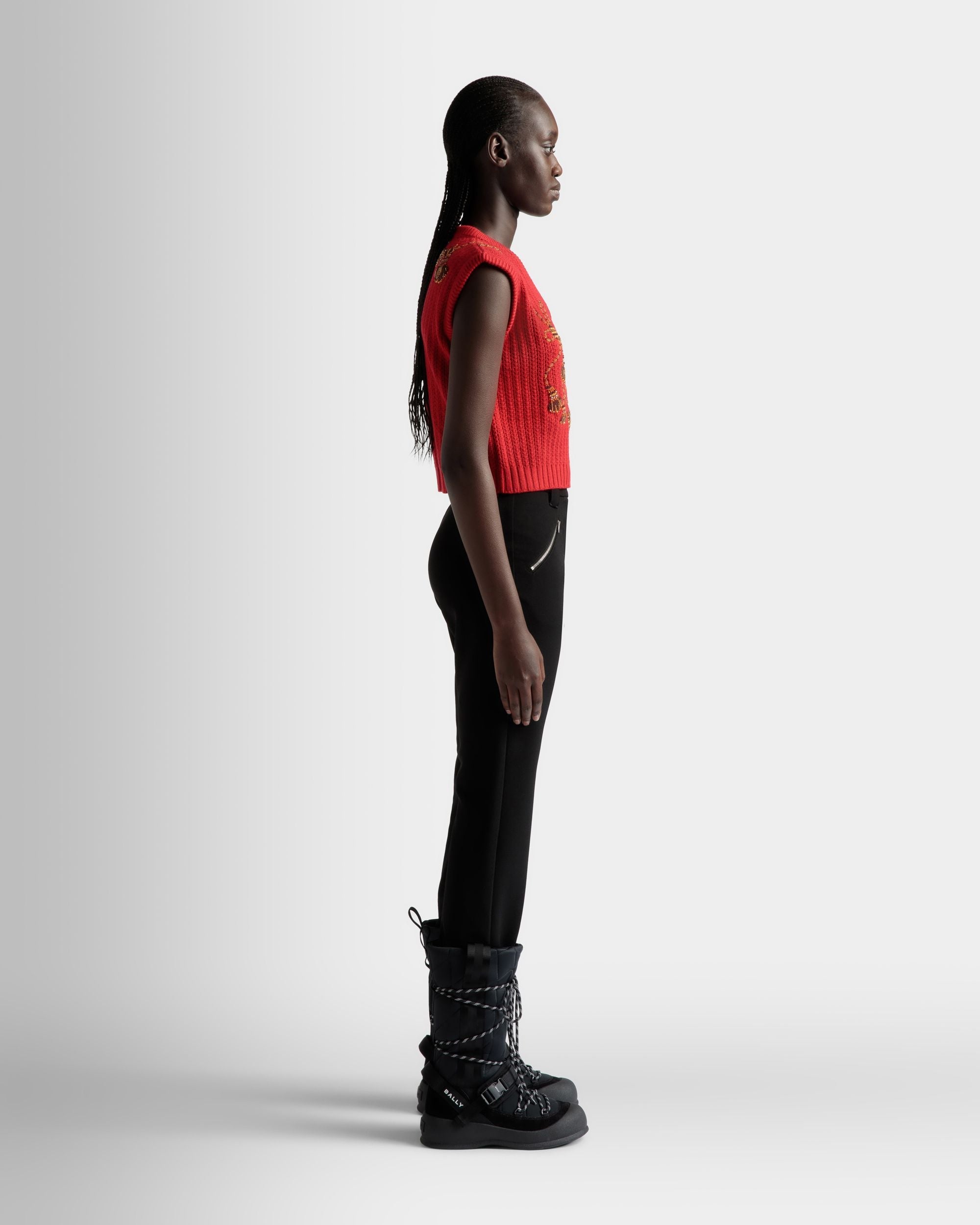 Bally Global - Vest In Red Cashmere - Red