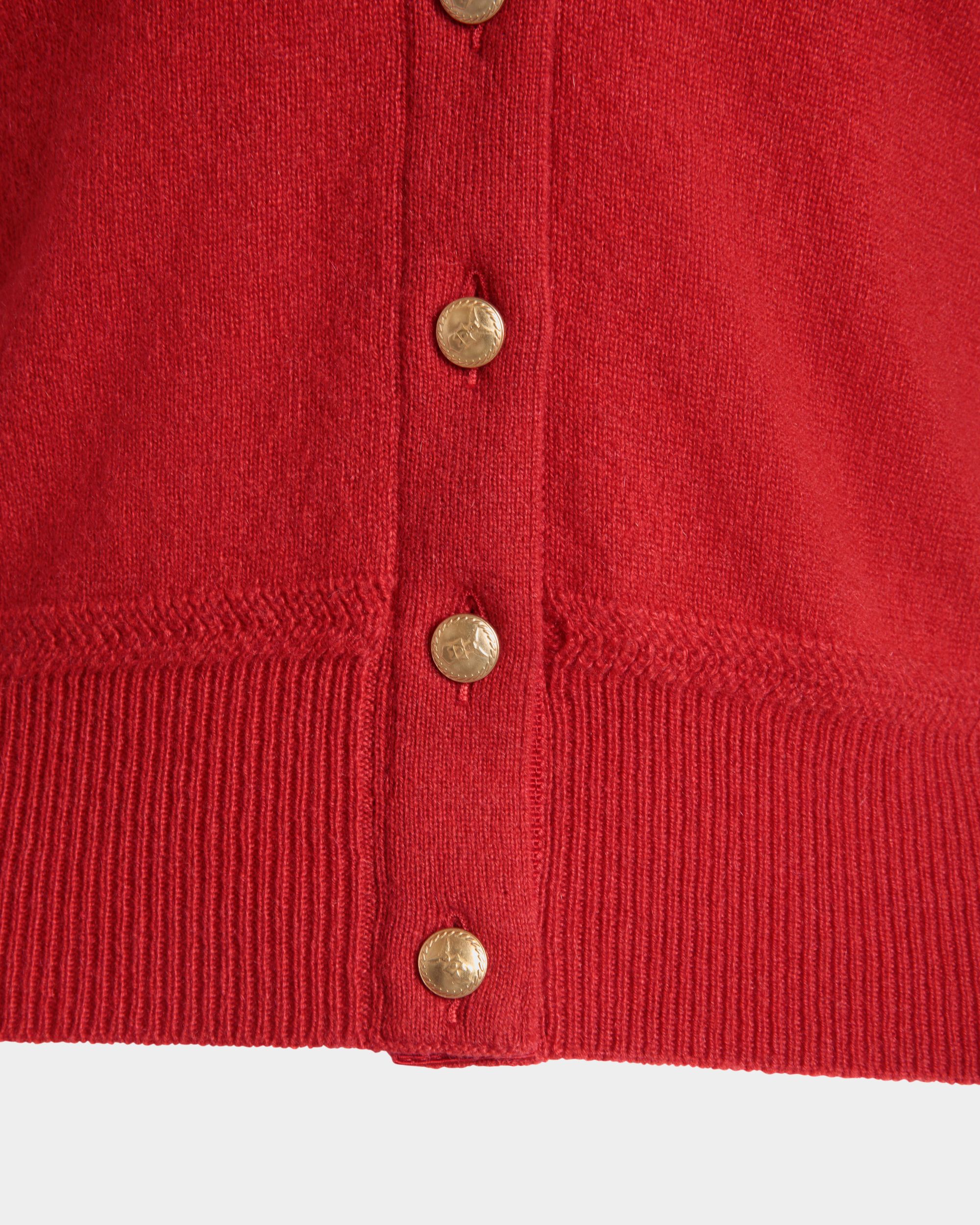 Bally Global - Cárdigan De Cachemira Candy Red - Rojo